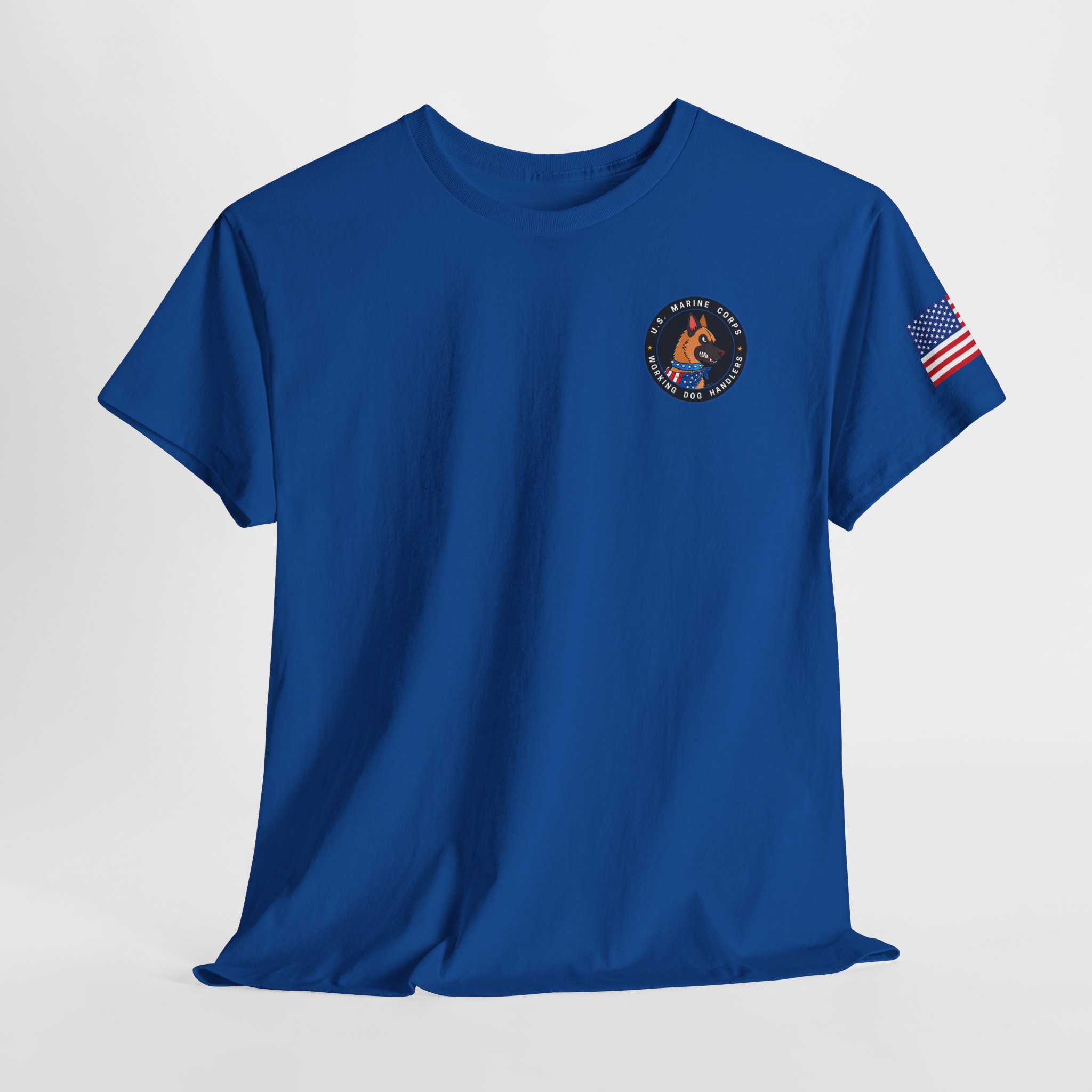 U. S. Marine Corps Working Dog Handlers T‑Shirt — K9 Patch Tee - Image 20