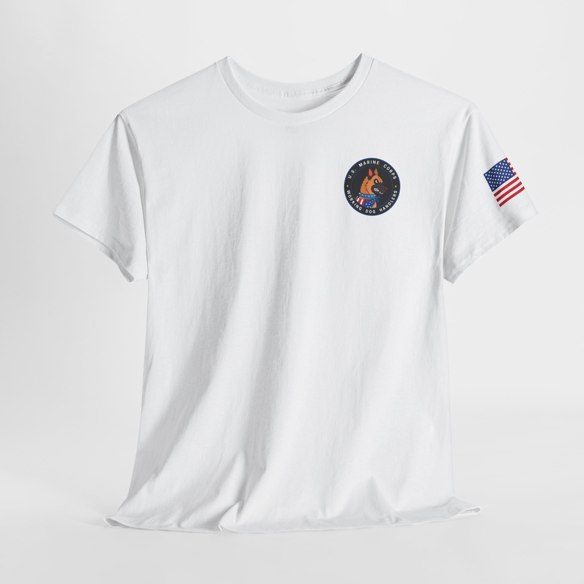 U. S. Marine Corps Working Dog Handlers T‑Shirt — K9 Patch Tee - Image 5