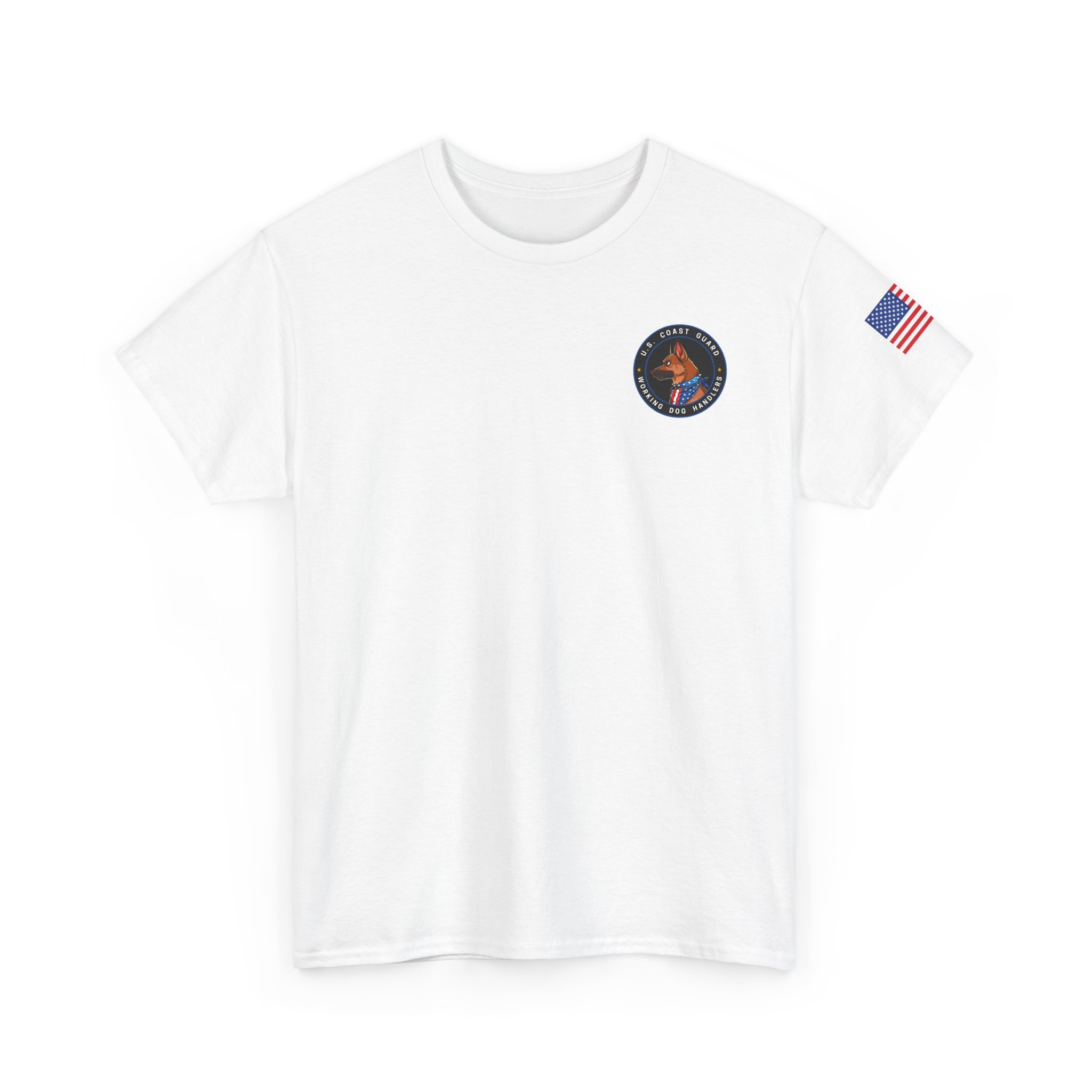 U.S. Coast Guard Working Dog Handlers T‑Shirt — K9 Patch Tee - Image 7