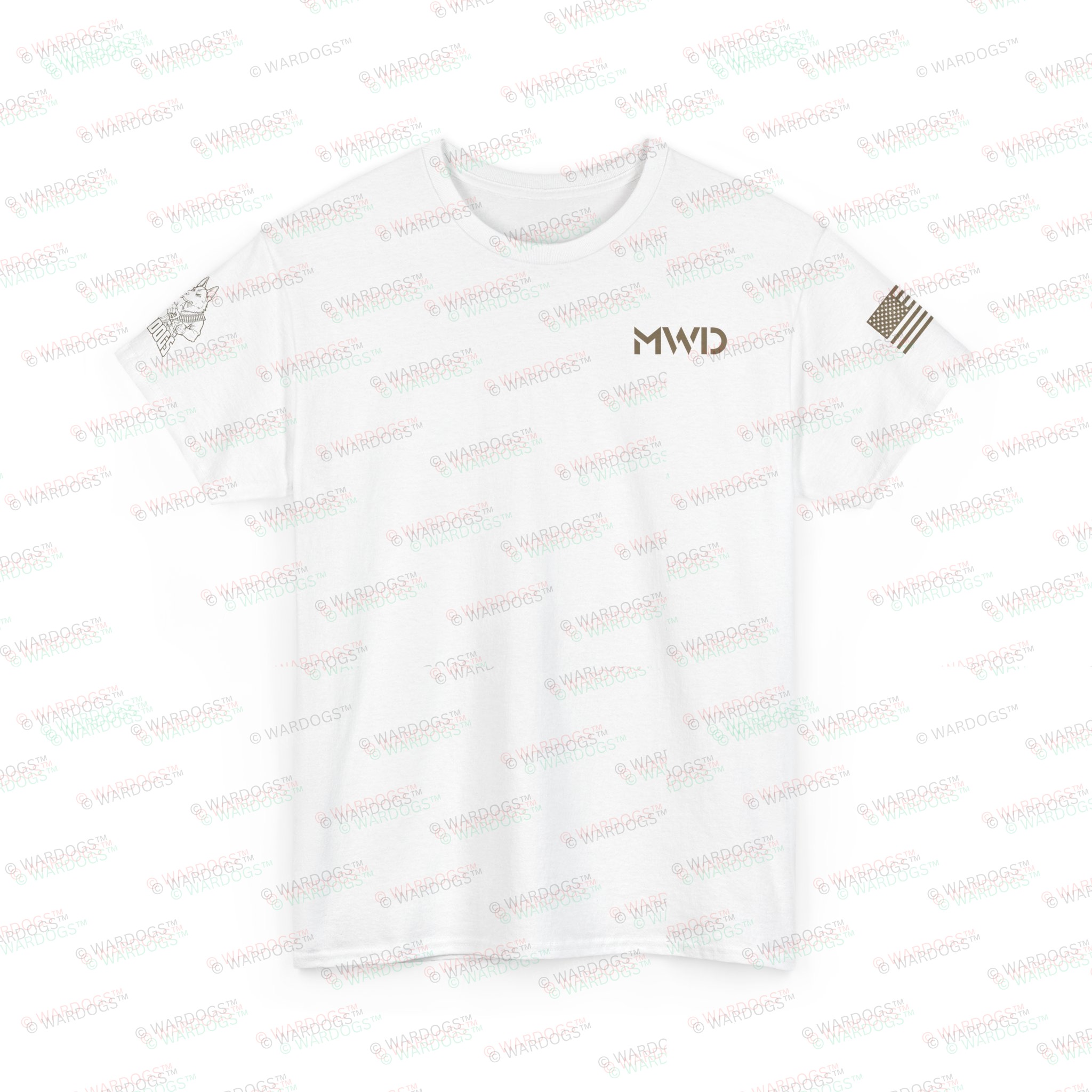 US Navy MWD K9 Defender Military T-Shirt - Image 7