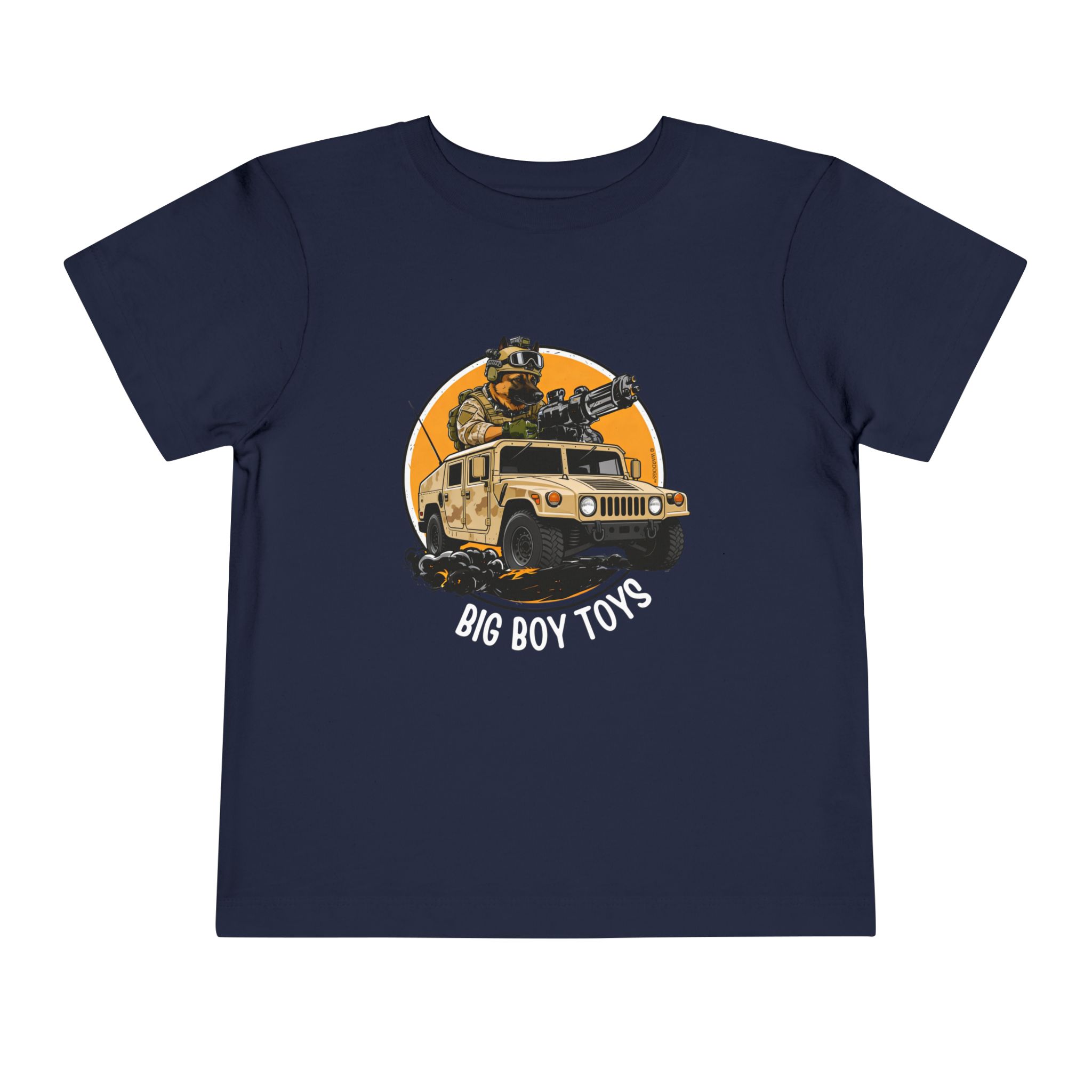 Toddlers' Adventure Tee — "Big Boy Toys" U.S. Marines Humvee & Driver Graphic - Image 13