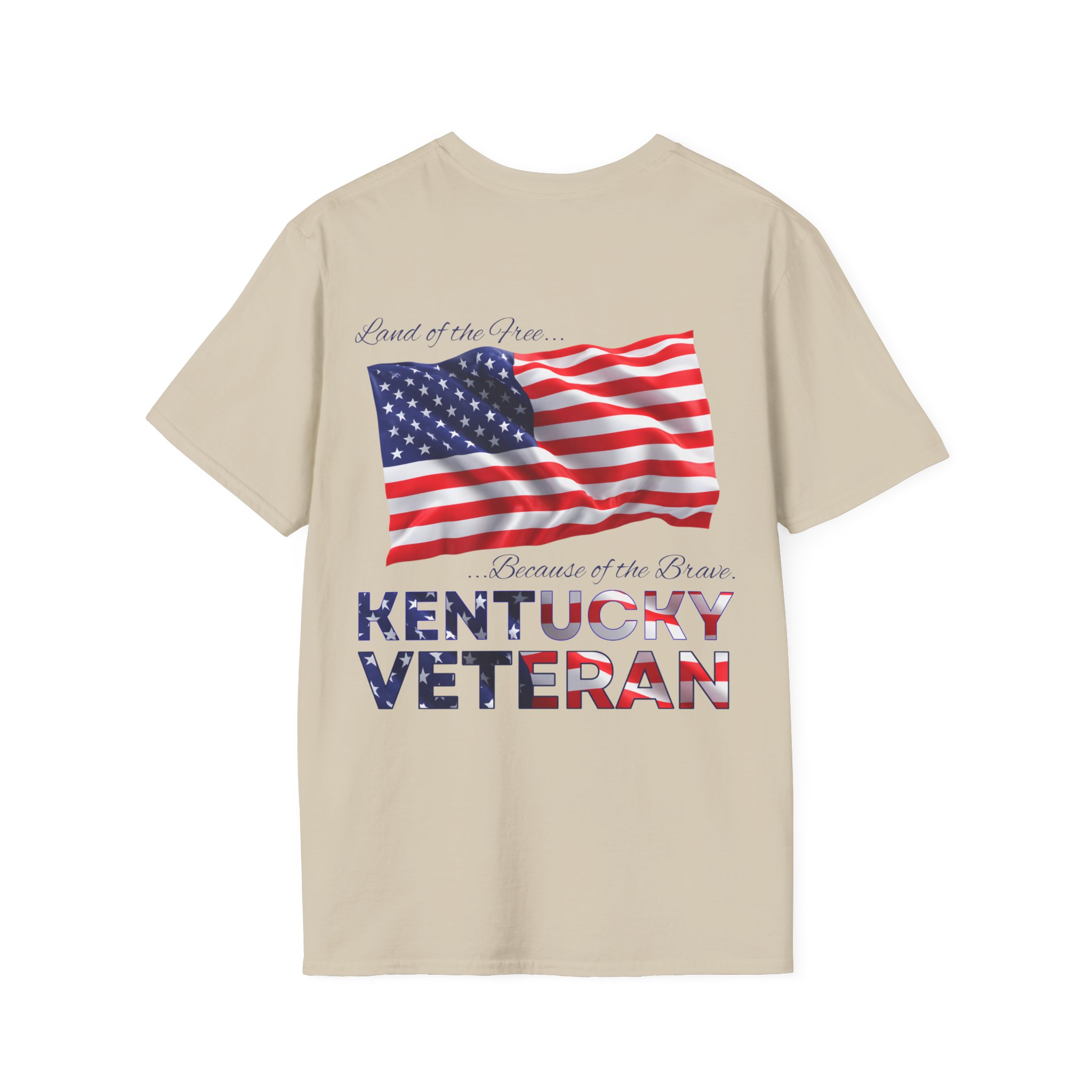 Kentucky Veteran T-Shirt — Proud American Flag Military Tribute - Image 4