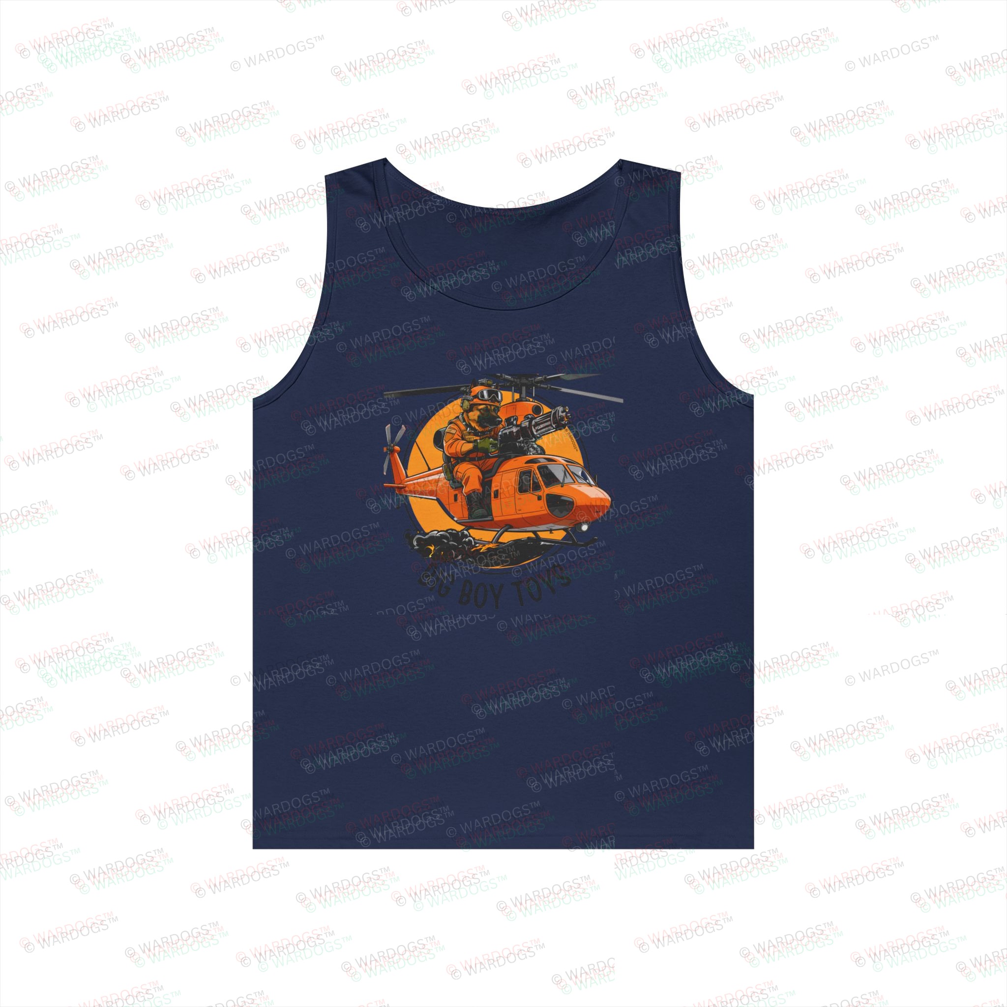 USCG "Big Boy Toys " Chopper Tank Top — black text - Image 6