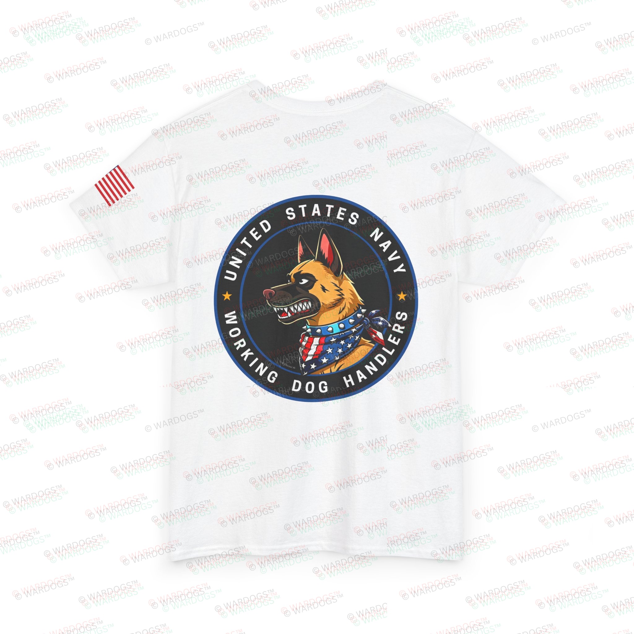 U. S. Navy Working Dog Handlers T‑Shirt — K9 Patch Tee - Image 3