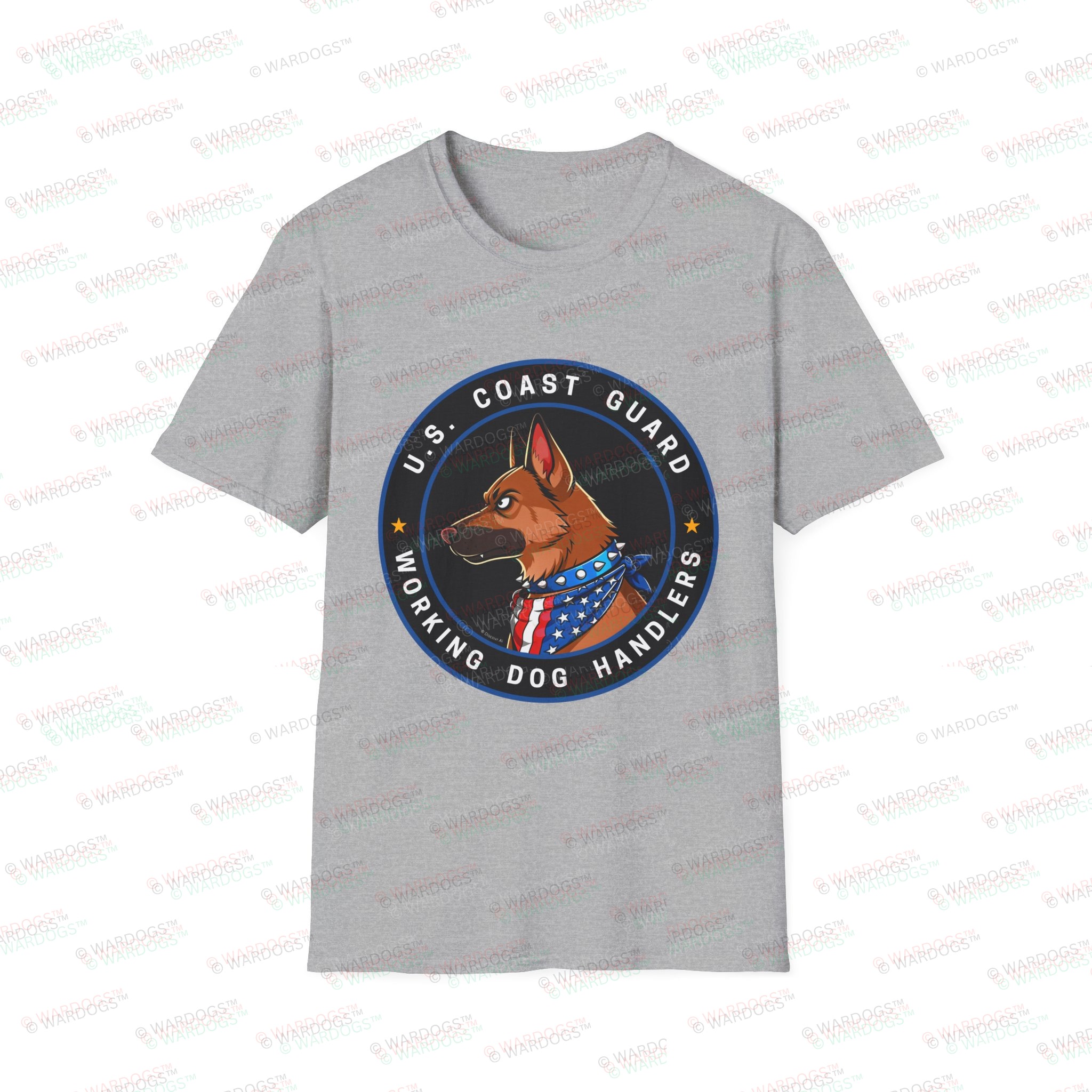 U.S. Coast Guard Working Dog Handlers T-Shirt - Image 4