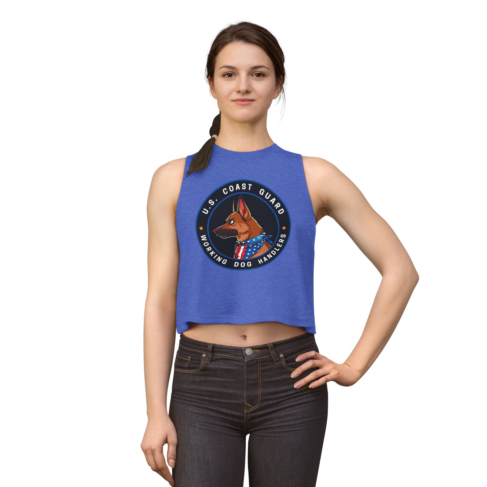 US COAST GUARD K9 MALINOIS CROP TOP - Image 11