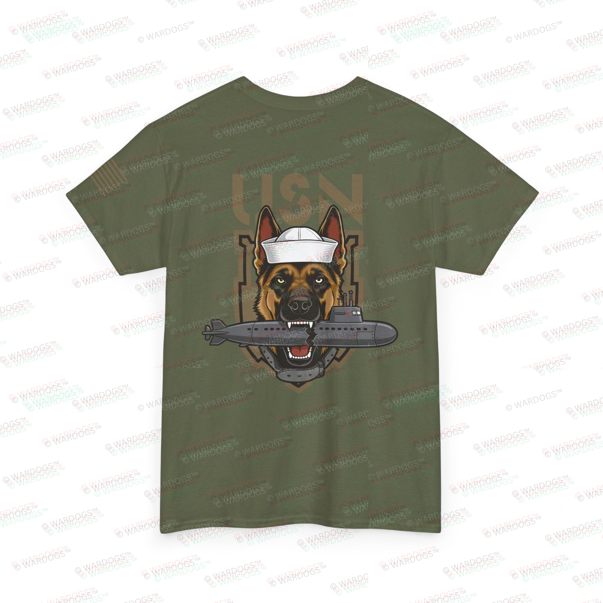 US Navy MWD K9 Defender Military T-Shirt - Image 20