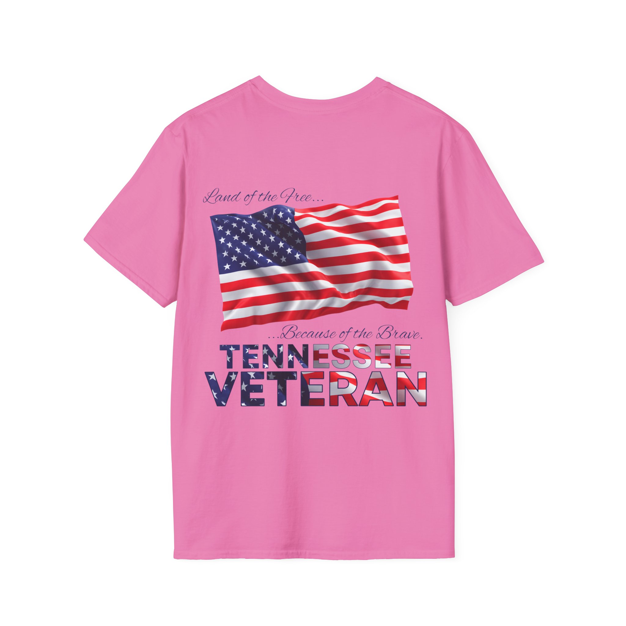 Tennessee Veteran T-Shirt — Home of the Brave American Flag Memorial Tee - Image 21