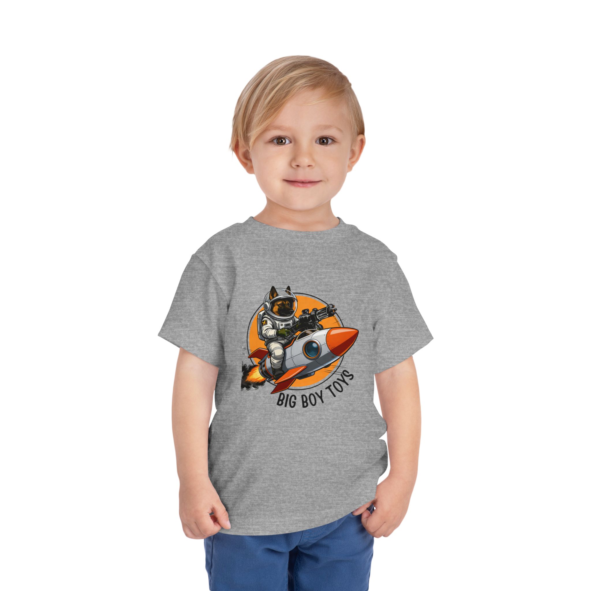 Toddler Tee — Astronaut U.S. Space Force Rocket Graphic Kids Shirt - Image 18