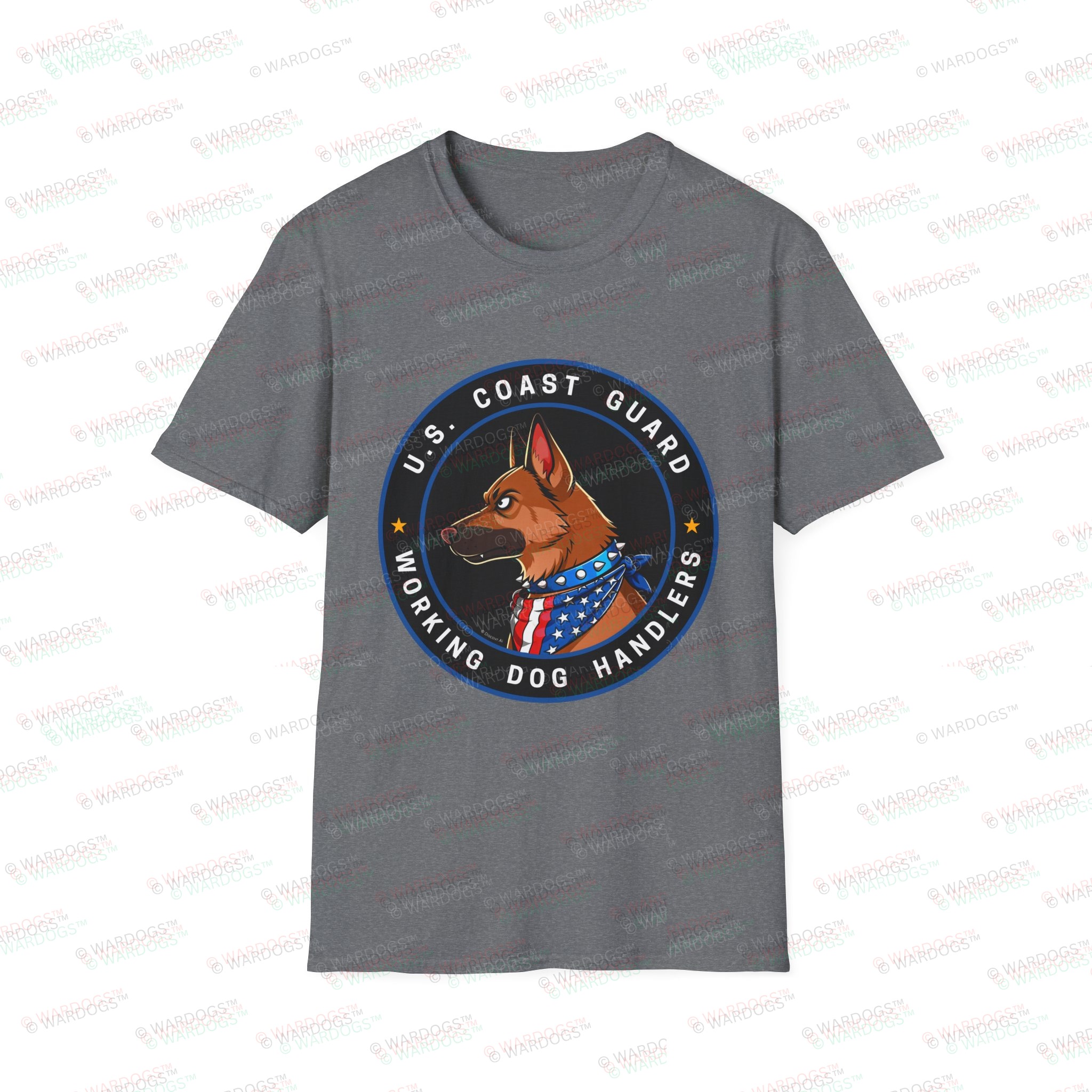 U.S. Coast Guard Working Dog Handlers T-Shirt - Image 6