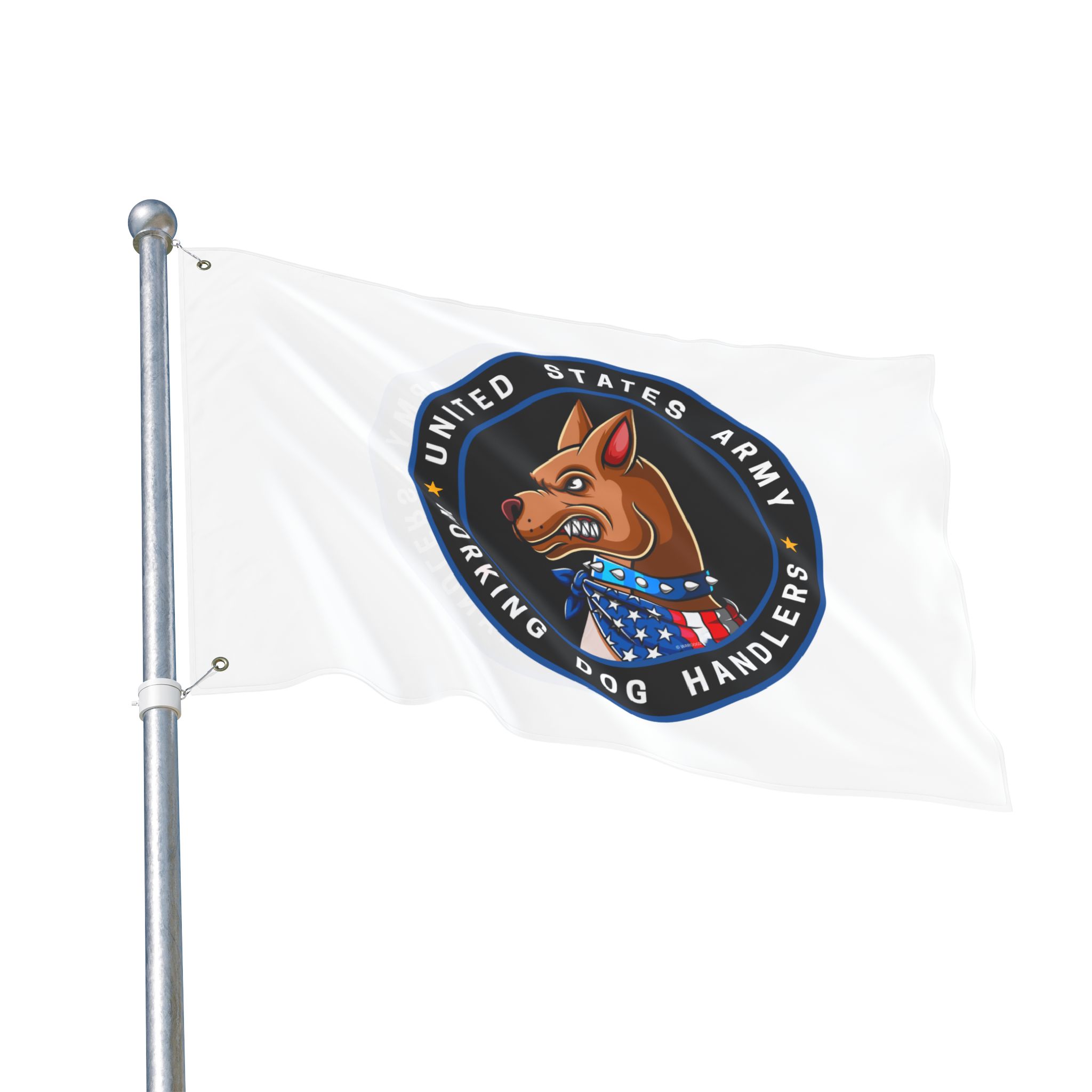 United States Army Working Dog Handlers Flag — Double-Sided Military K9 Banner - Image 4