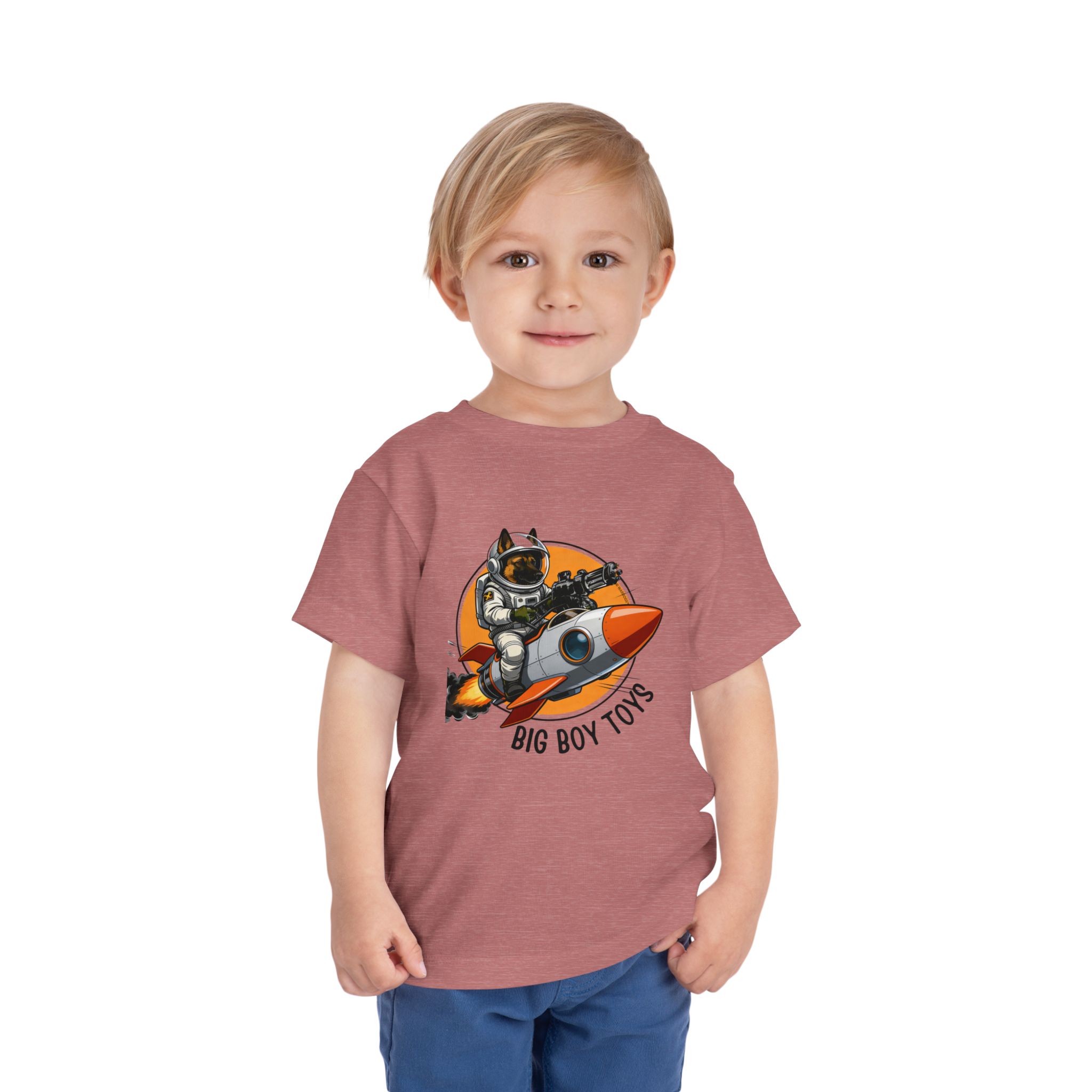 Toddler Tee — Astronaut U.S. Space Force Rocket Graphic Kids Shirt - Image 6