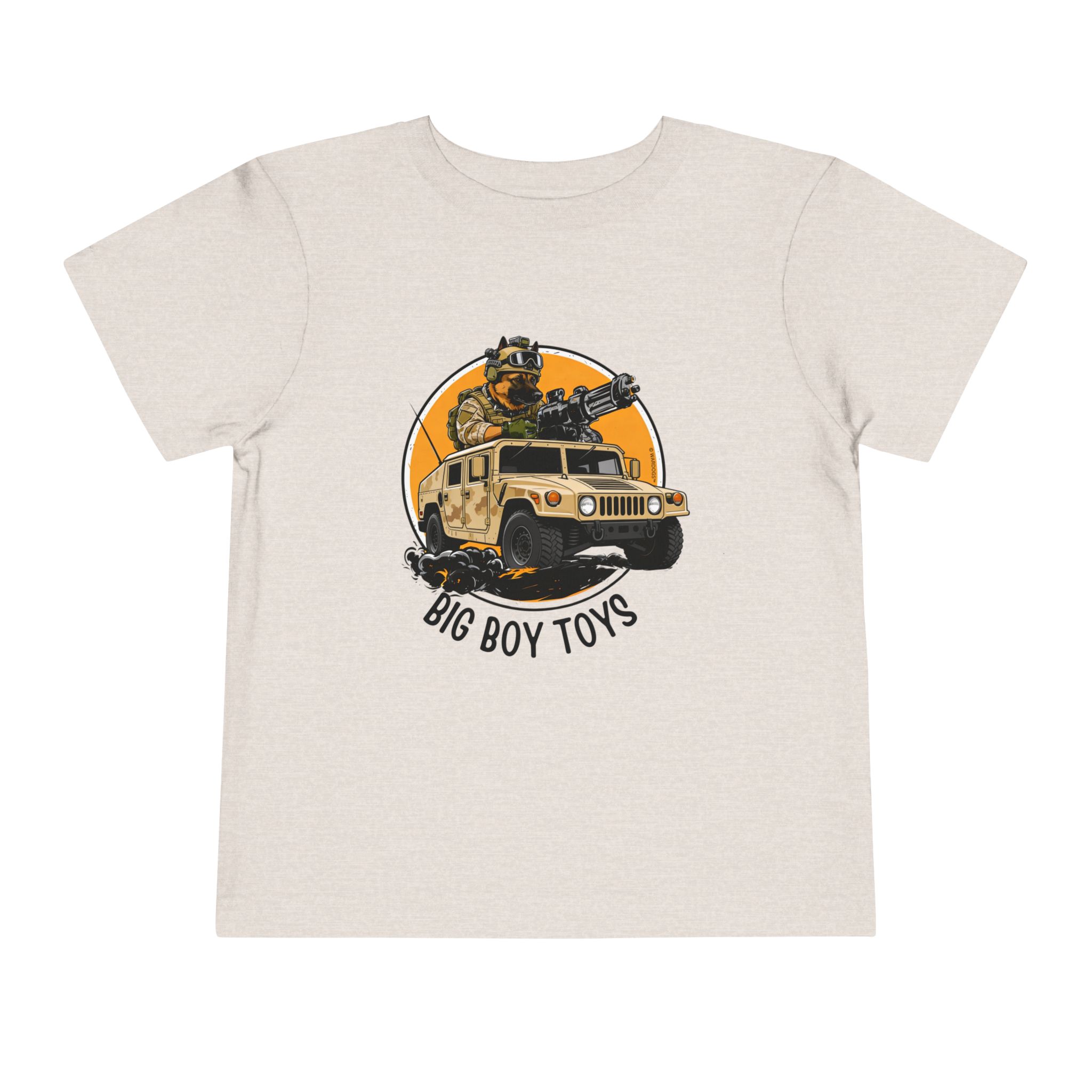 Toddlers' Adventure Tee — "Big Boy Toys" U.S. Marines Humvee & Driver Graphic - Image 5
