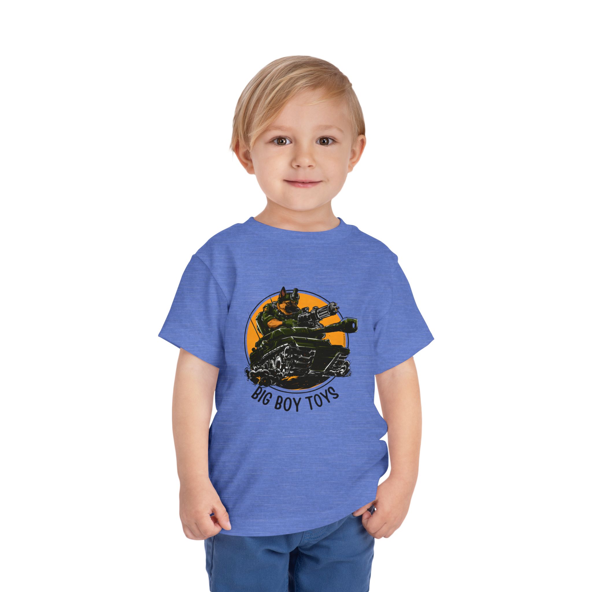 Big Boy Toys U.S. Army Tank - Toddler Short Sleeve Tee - Image 23
