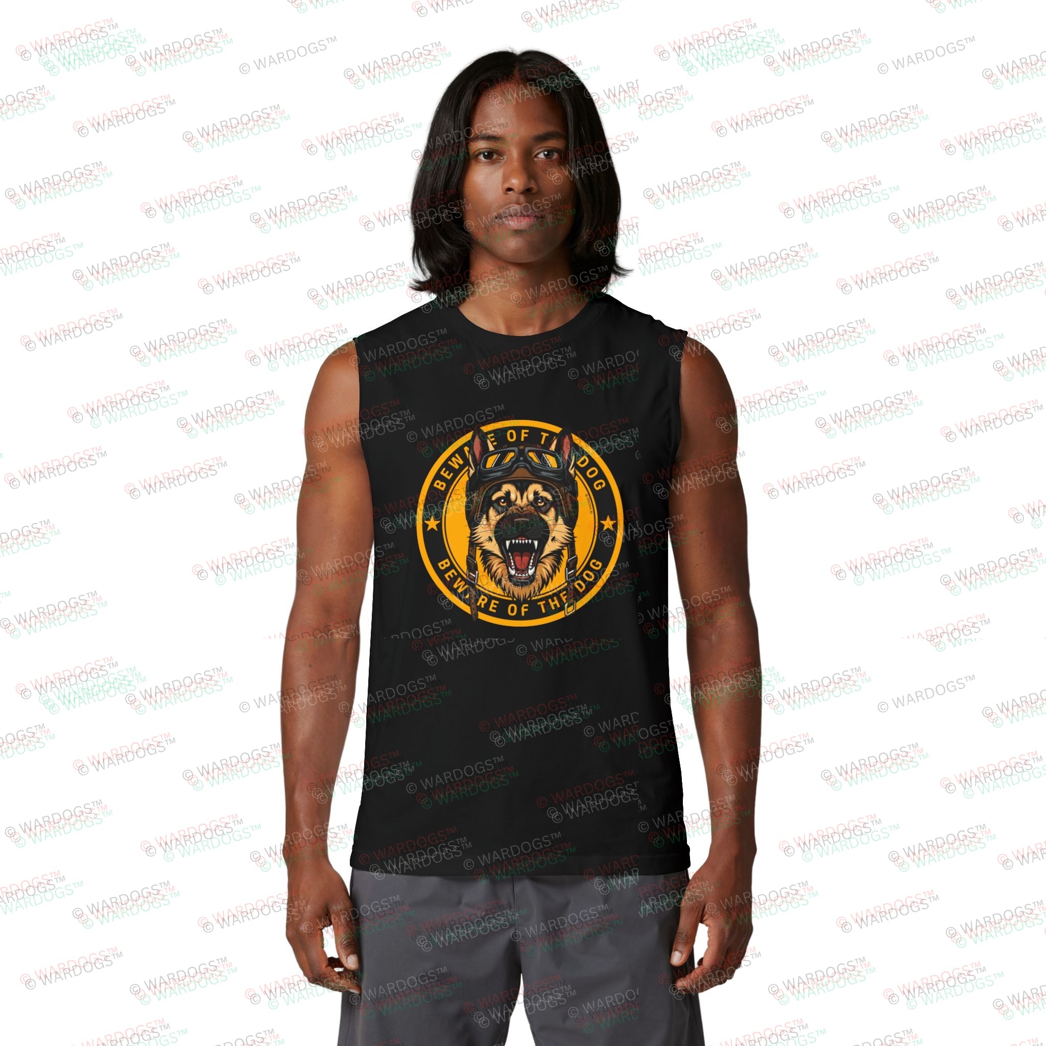 US AIR FORCE Guard Dog Muscle Tank — 'Beware of the Dog' Graphic - Image 13