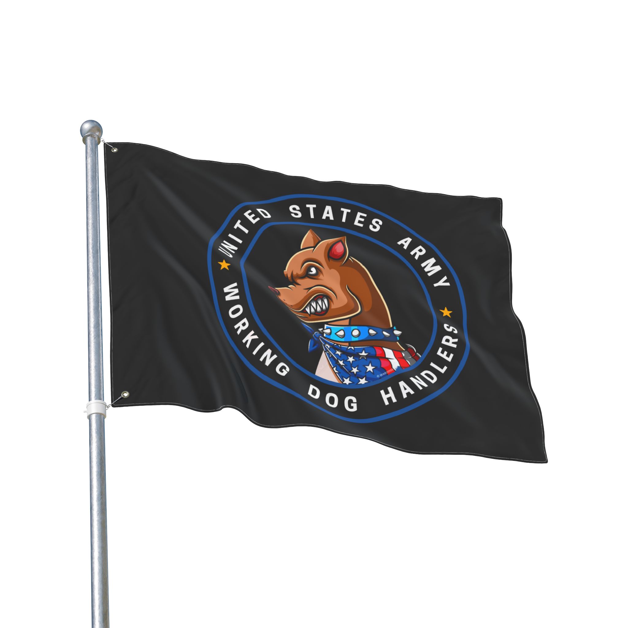 United States Army Working Dog Handlers Flag — Double-Sided Military K9 Banner - Image 6