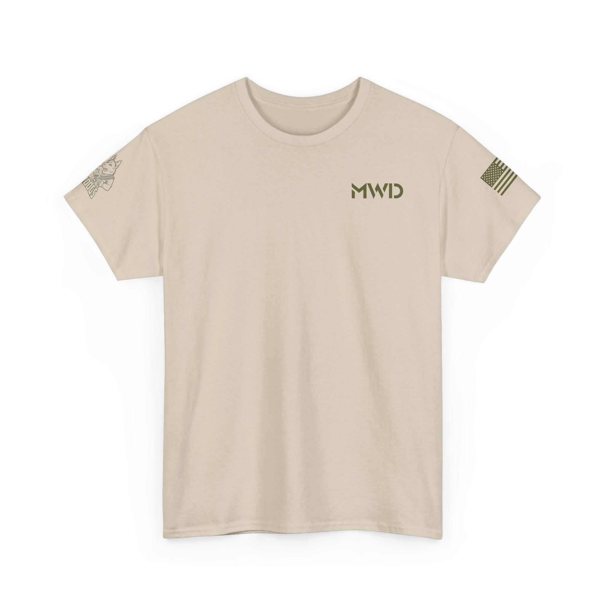 US Marine Corps MWD K9 Defender Military T-Shirt - Image 3