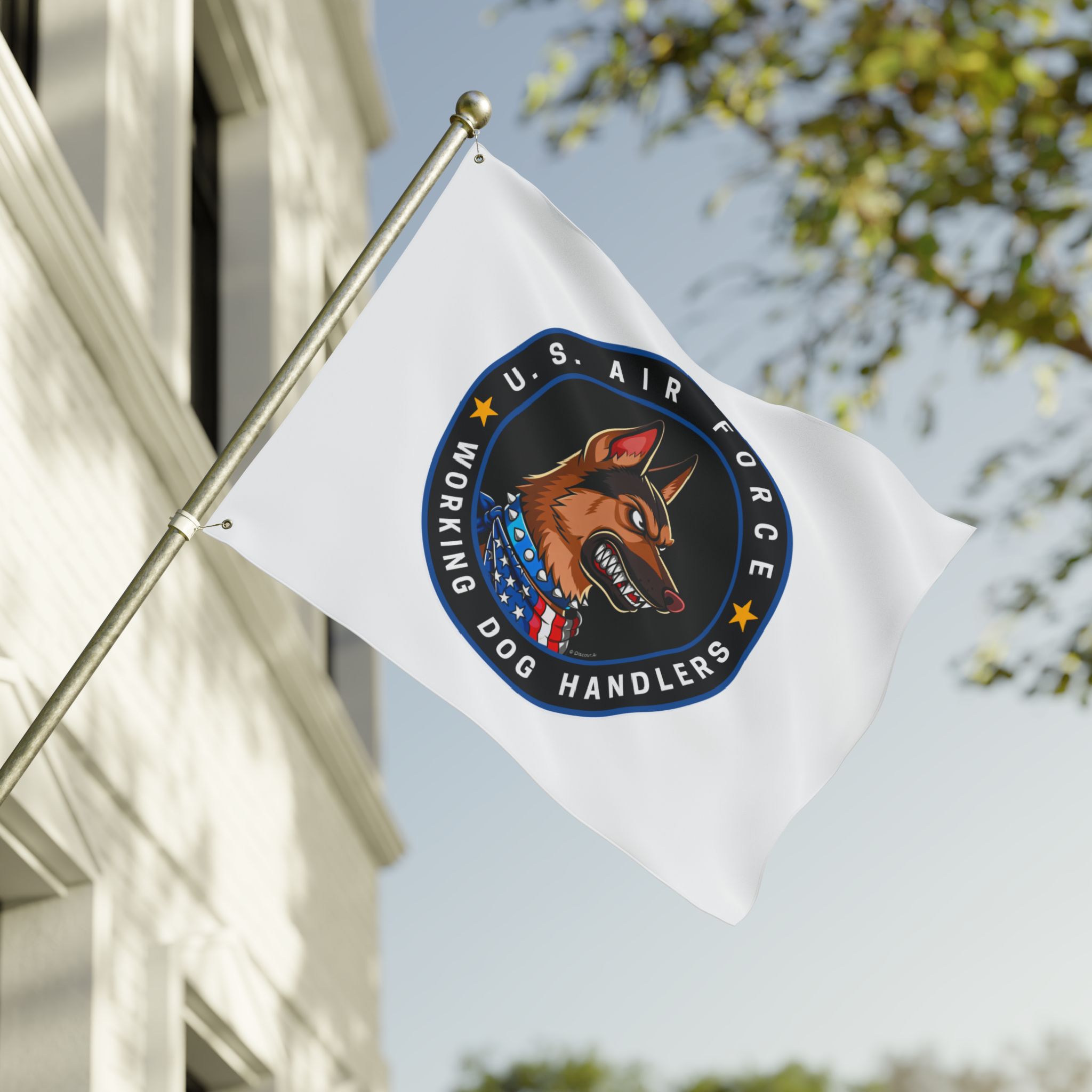 U.S. Air Force Working Dog Handlers Flag — Double-Sided Military K9 Tribute - Image 12
