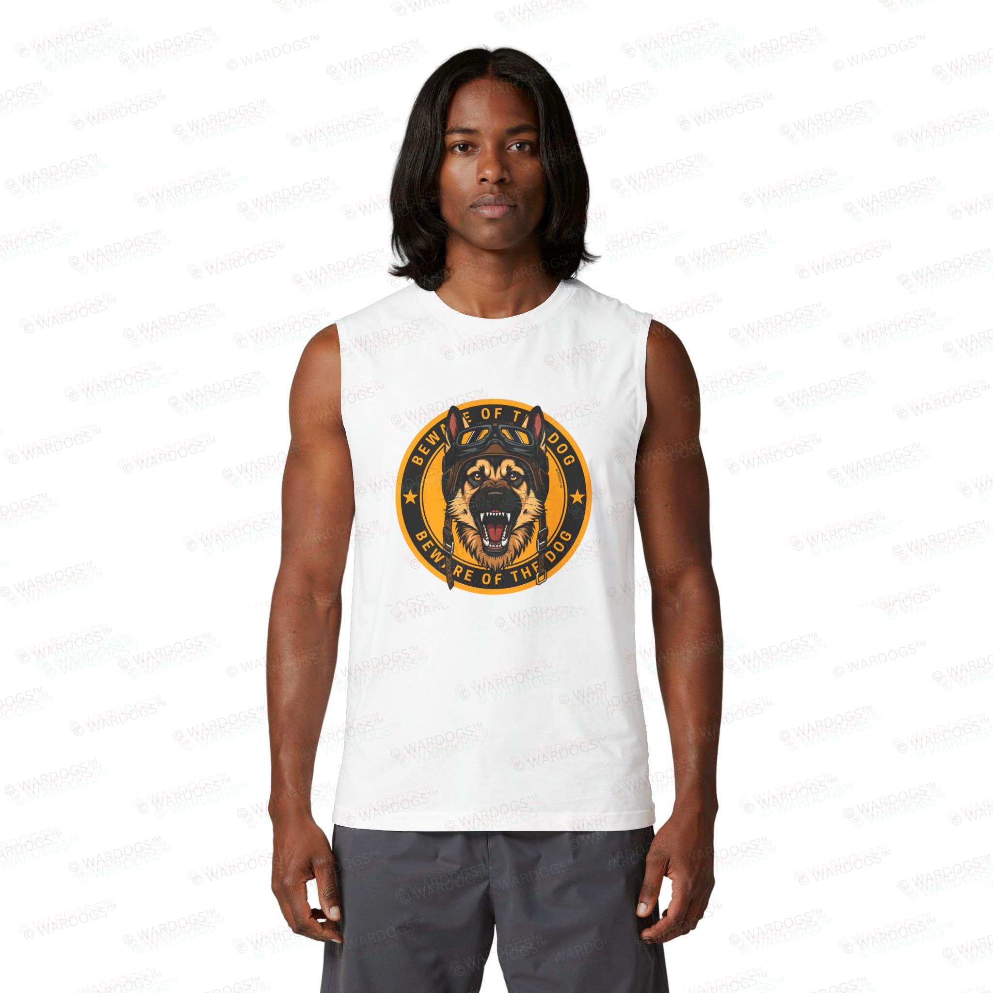 US AIR FORCE Guard Dog Muscle Tank — 'Beware of the Dog' Graphic - Image 8