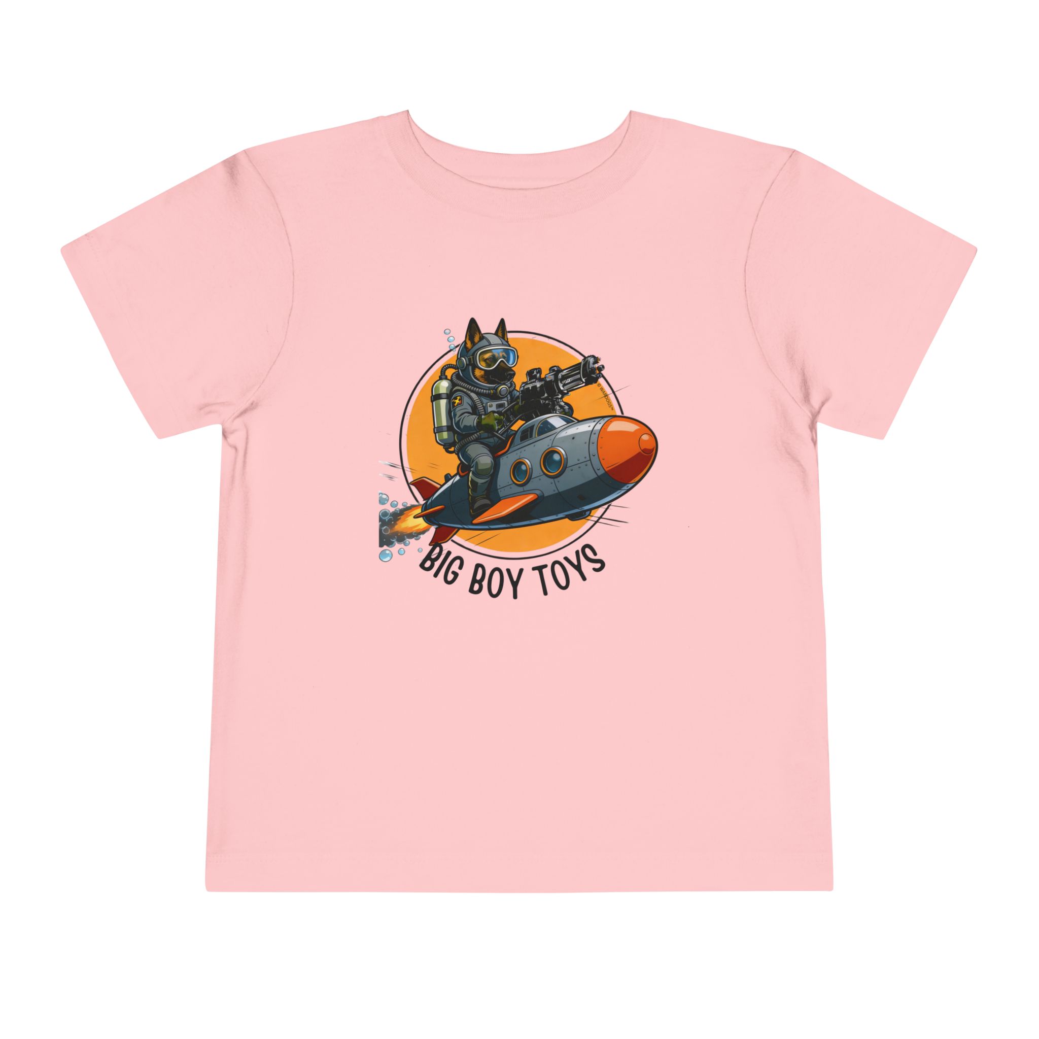 Copy of Toddler Tee — Big Boy Toys Submarine Pilot Dog Graphic Shirt - Image 31