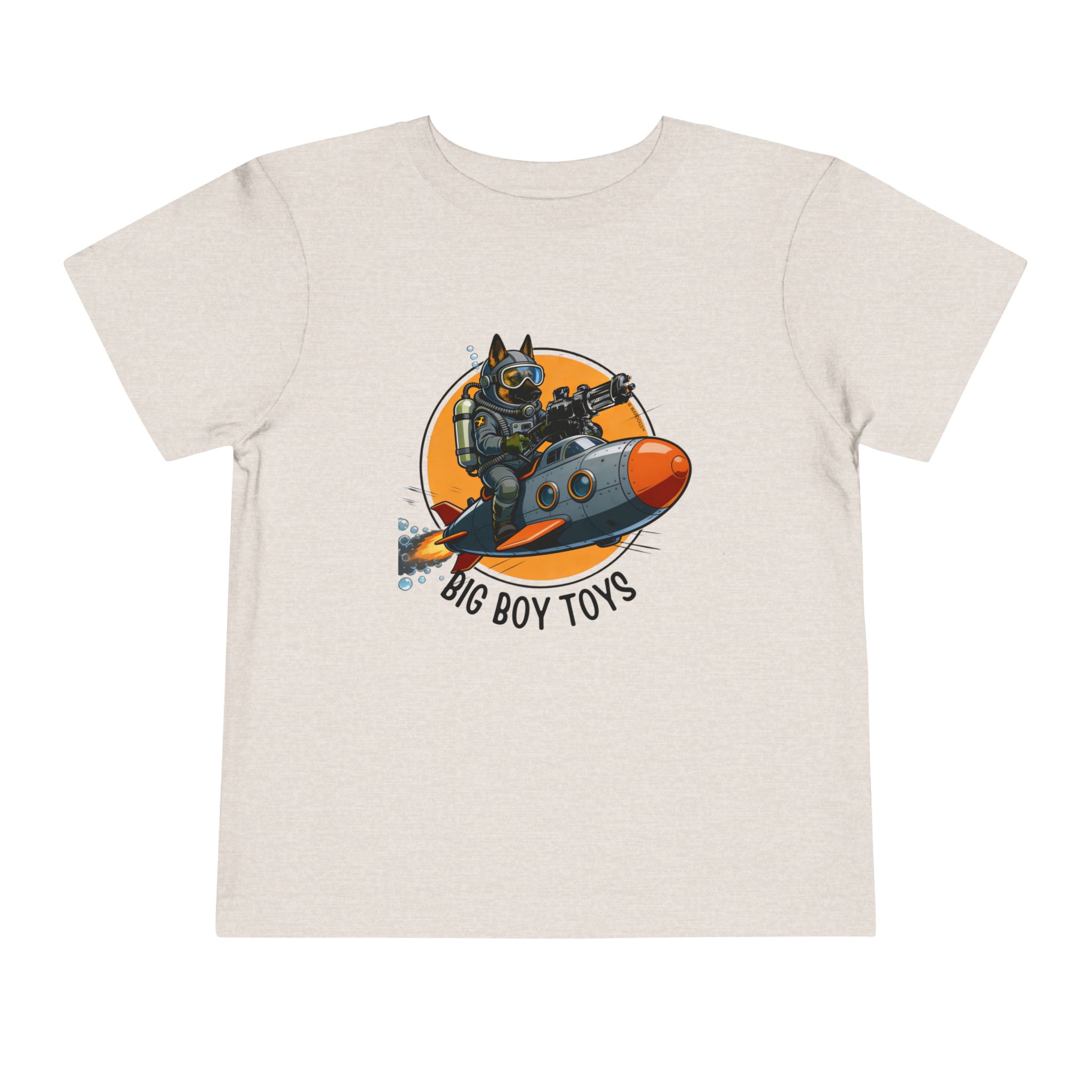 Copy of Toddler Tee — Big Boy Toys Submarine Pilot Dog Graphic Shirt - Image 11