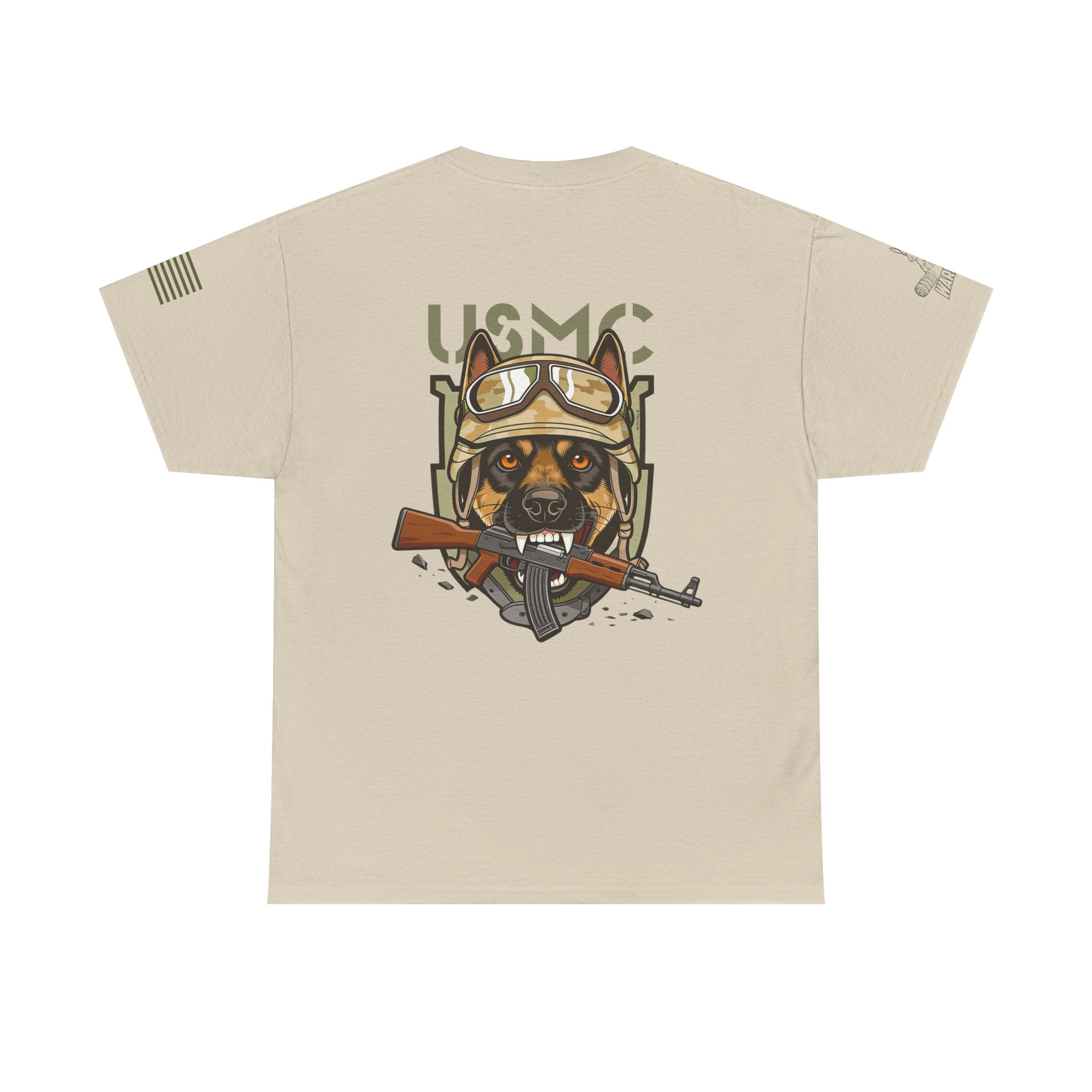 US Marine Corps MWD K9 Defender Military T-Shirt