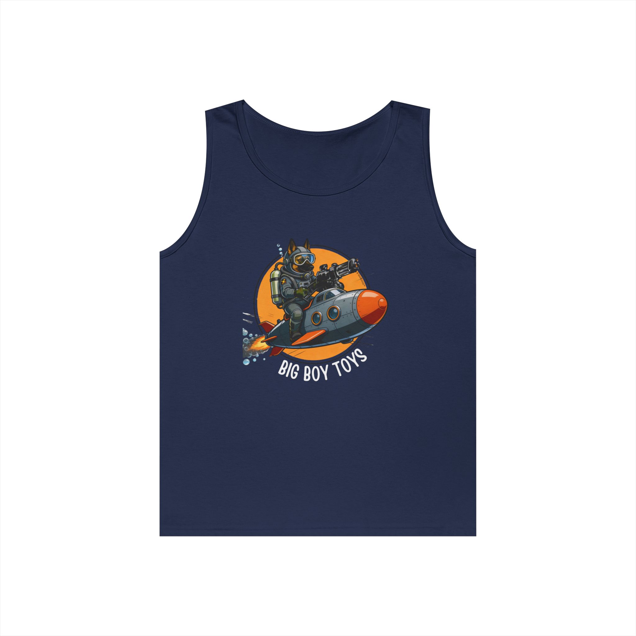 US Navy — 'Big Boy Toys' Submarine Graphic Muscle Tank - Image 7