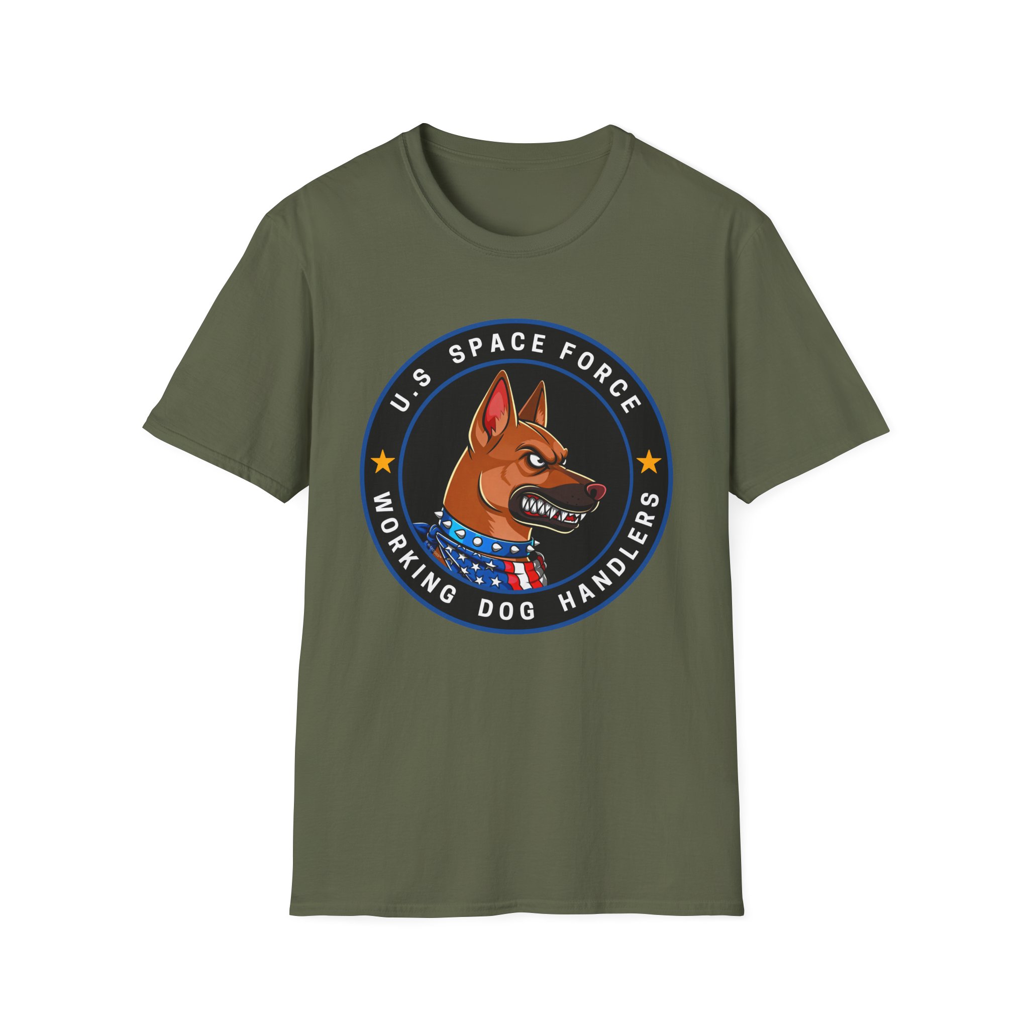 U.S. Space Force Working Dog Handlers T-Shirt - Image 5