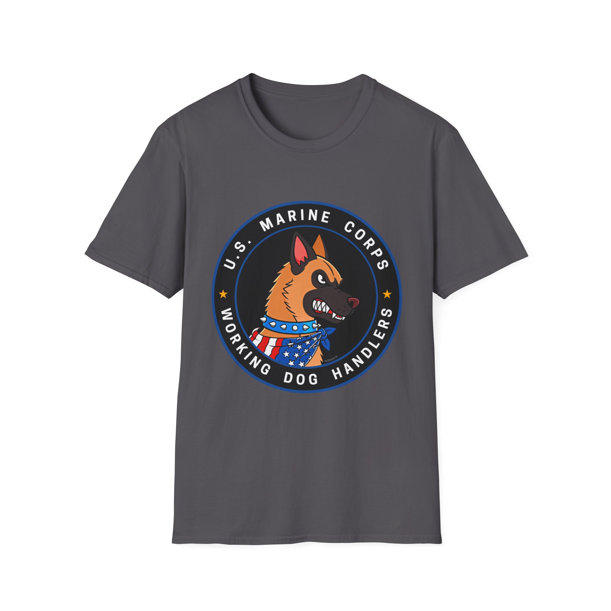 U.S. Marine Corps Working Dog Handlers T-Shirt - Image 8