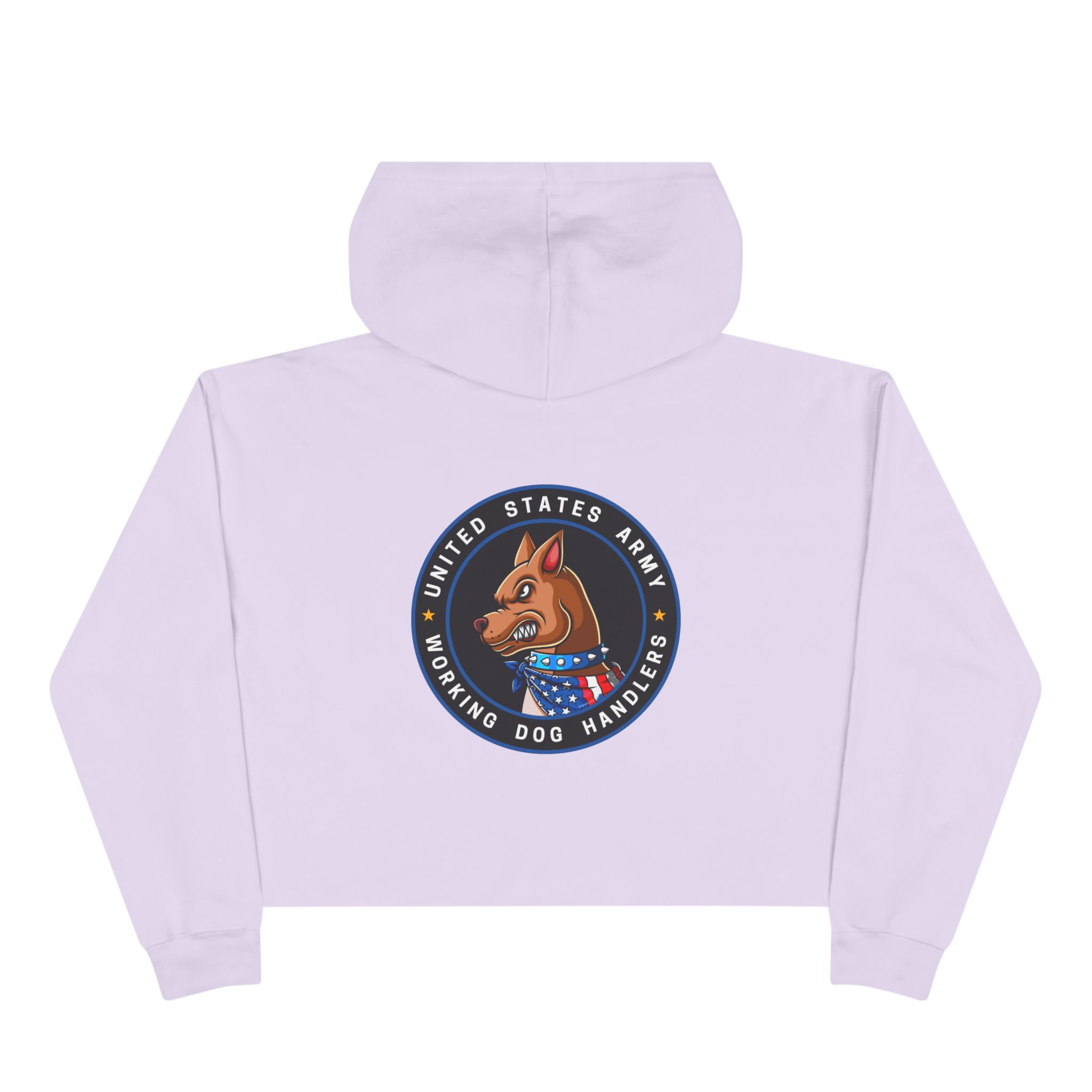 Crop Hoodie — U.S. ARMY Working Dog Handler Emblem - Image 5