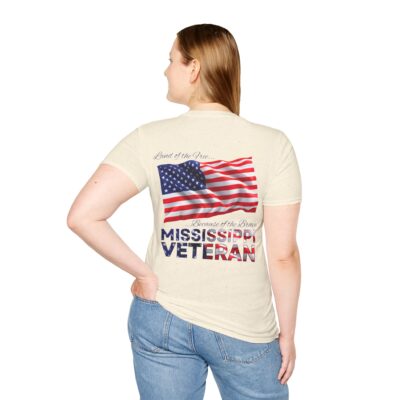 Mississippi Veteran T-Shirt — Home of the Brave American Flag Memorial Tee