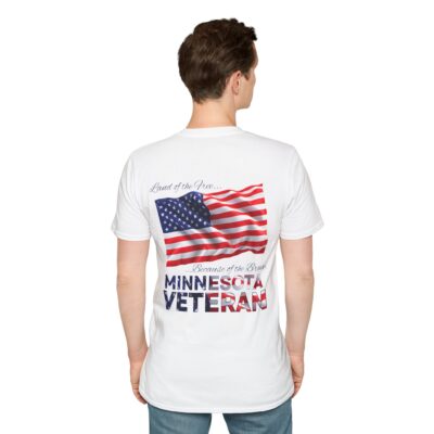 Minnesota Veteran T-Shirt — Home of the Brave American Flag Memorial Tee