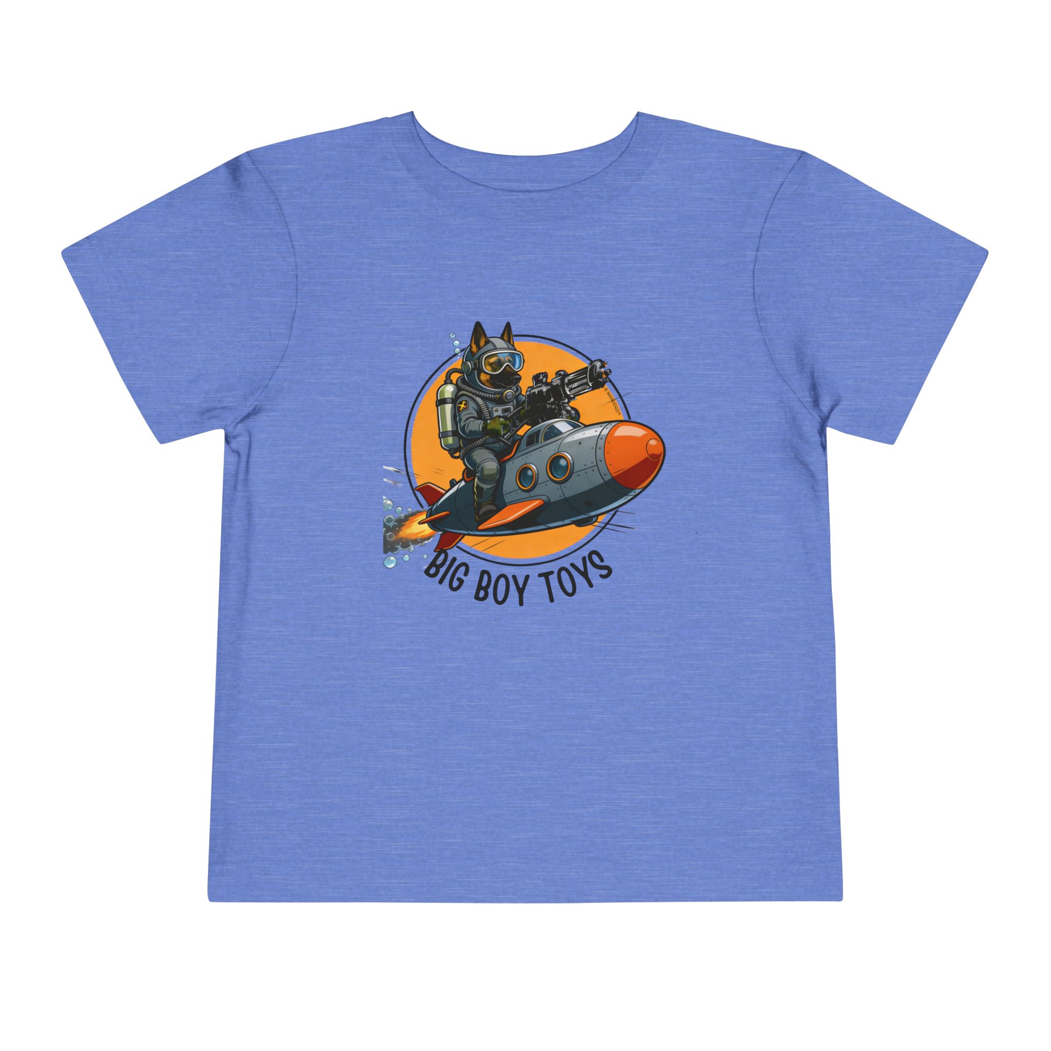 Copy of Toddler Tee — Big Boy Toys Submarine Pilot Dog Graphic Shirt - Image 27