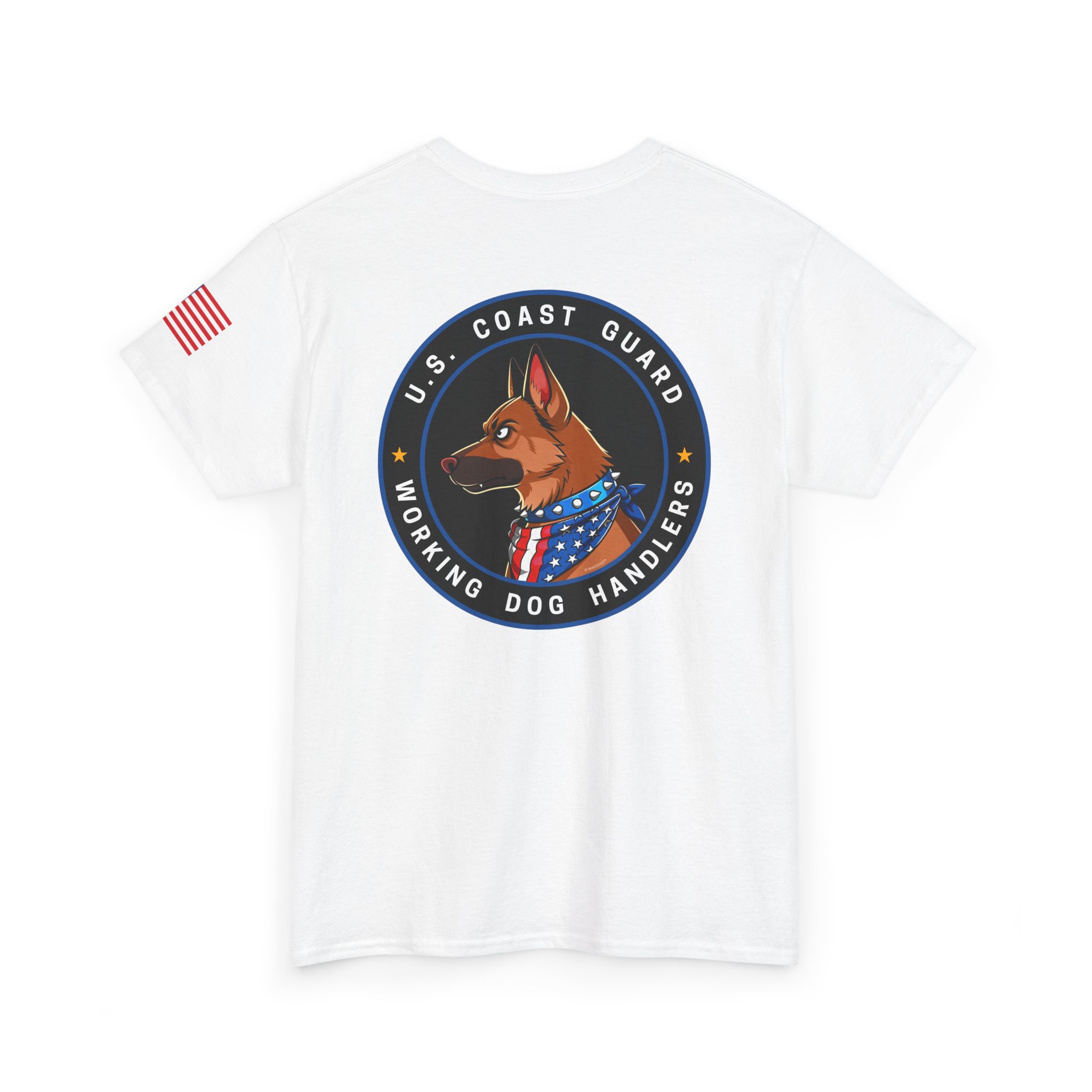 U.S. Coast Guard Working Dog Handlers T‑Shirt — K9 Patch Tee - Image 8
