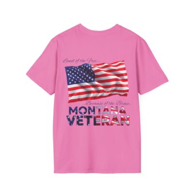 Montana Veteran T-Shirt — Home of the Brave American Flag Memorial Tee