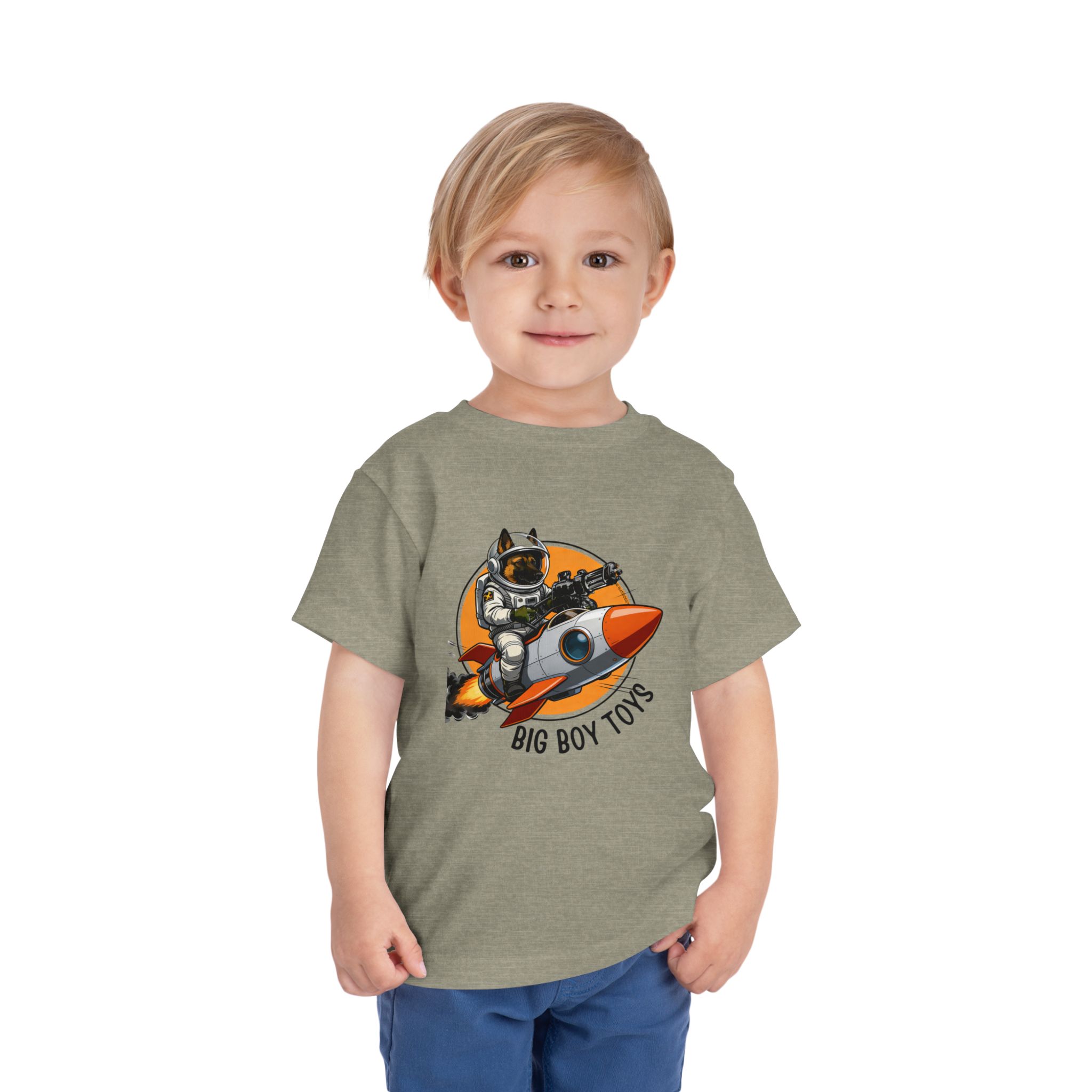 Toddler Tee — Astronaut U.S. Space Force Rocket Graphic Kids Shirt - Image 12