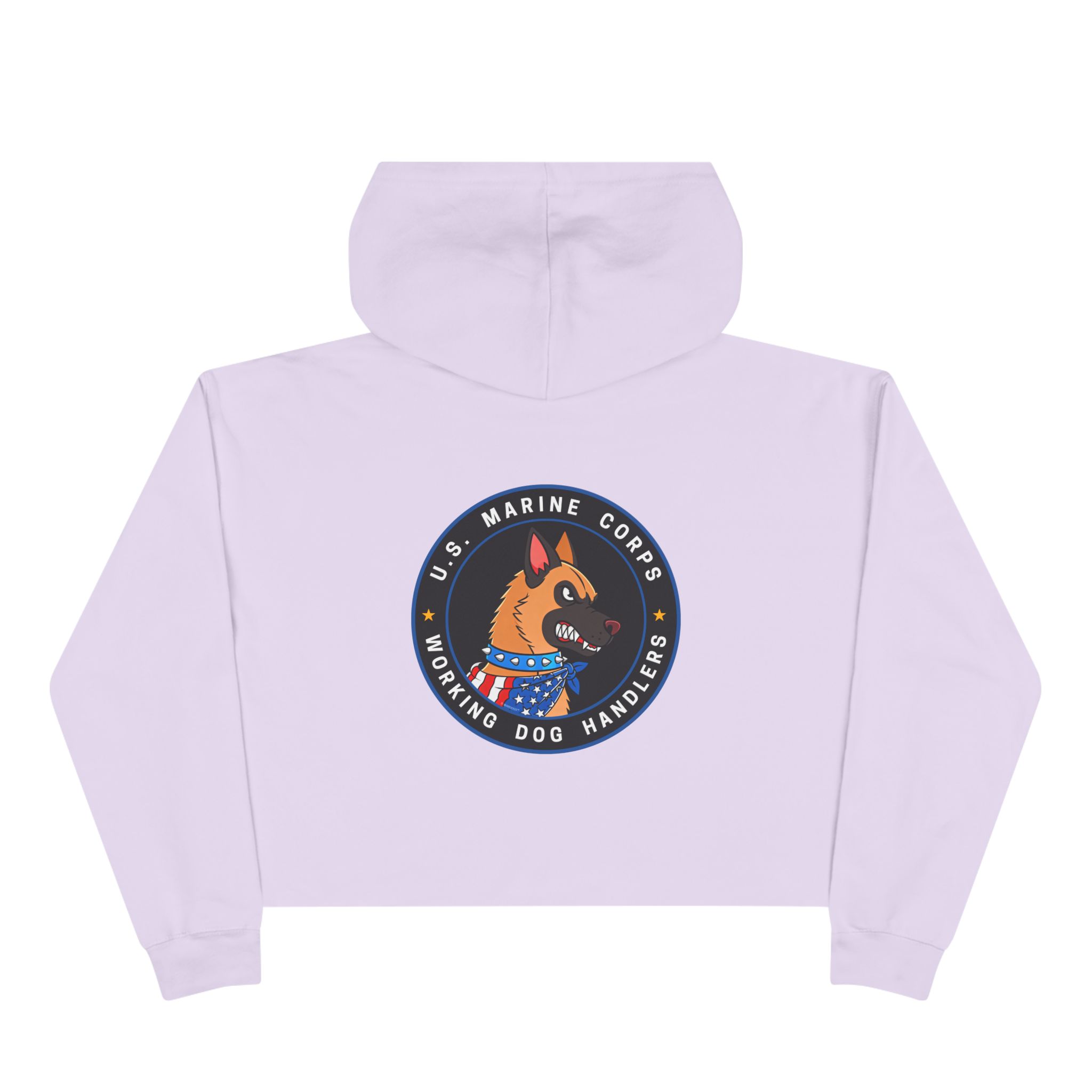 Crop Hoodie — U.S. Marine Corps Working Dog Handler Emblem - Image 5