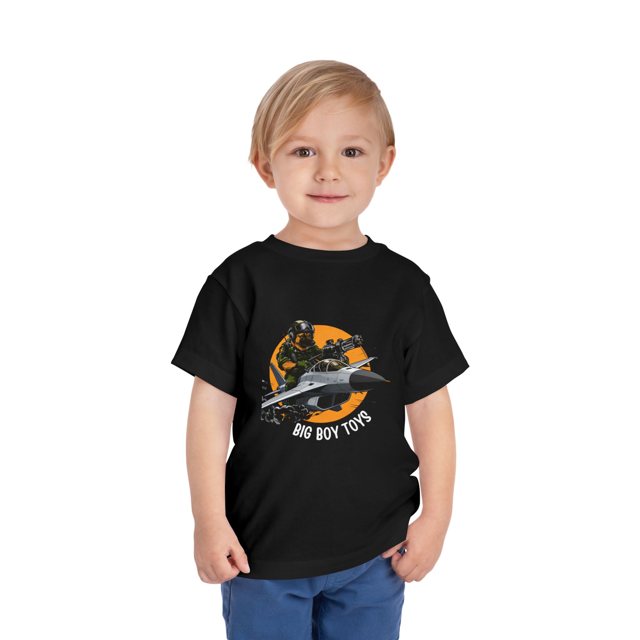 Toddler Jet Fighter Tee – Cool Air Force Pilot Aircraft Graphic Shirt for Kids - Image 7