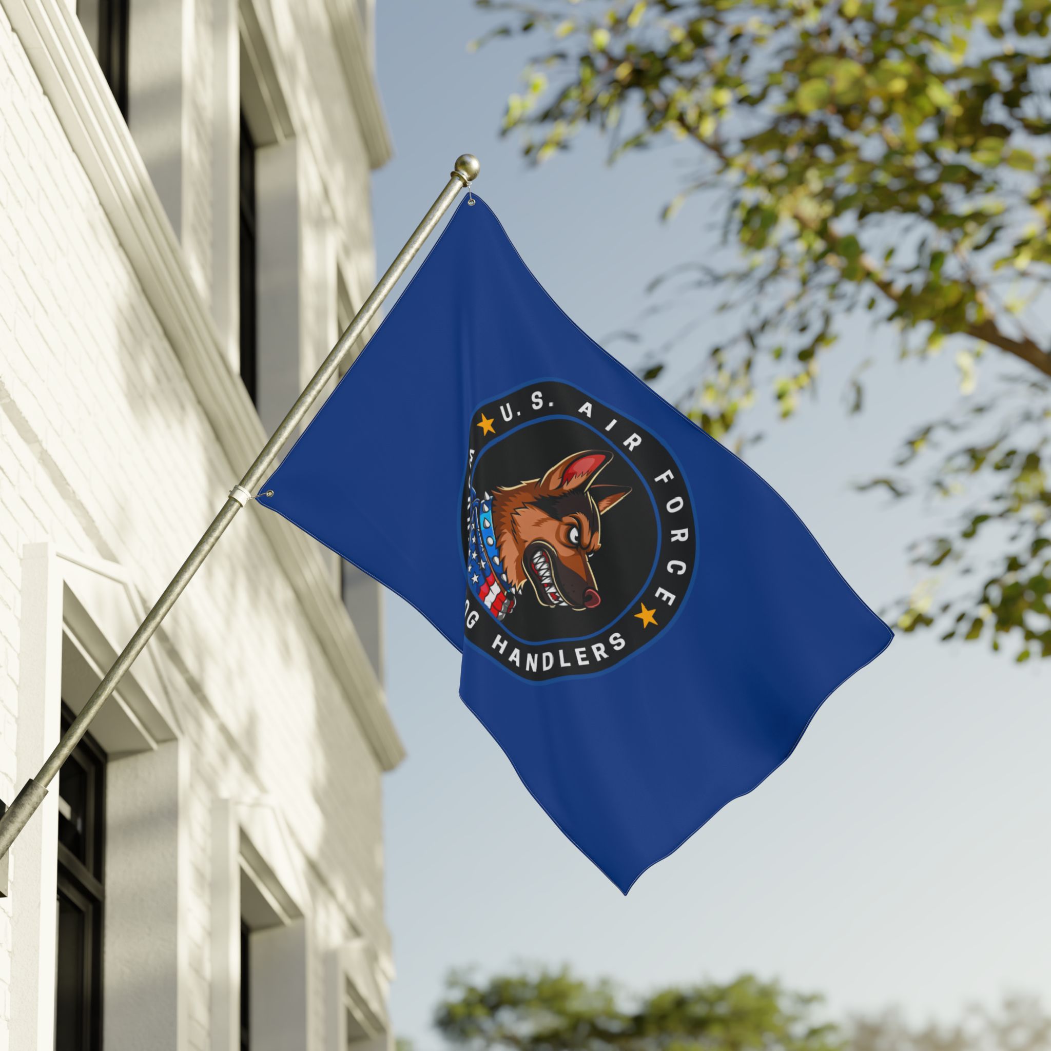 U.S. Air Force Dog Handlers Flag — Double-Sided Military K9 Banner -Ltd Edition Blue - Image 4