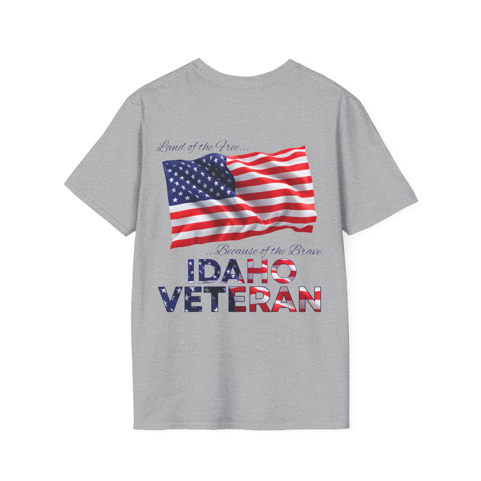 Idaho Veteran T-Shirt — Proud American Flag Military Tribute - Image 7
