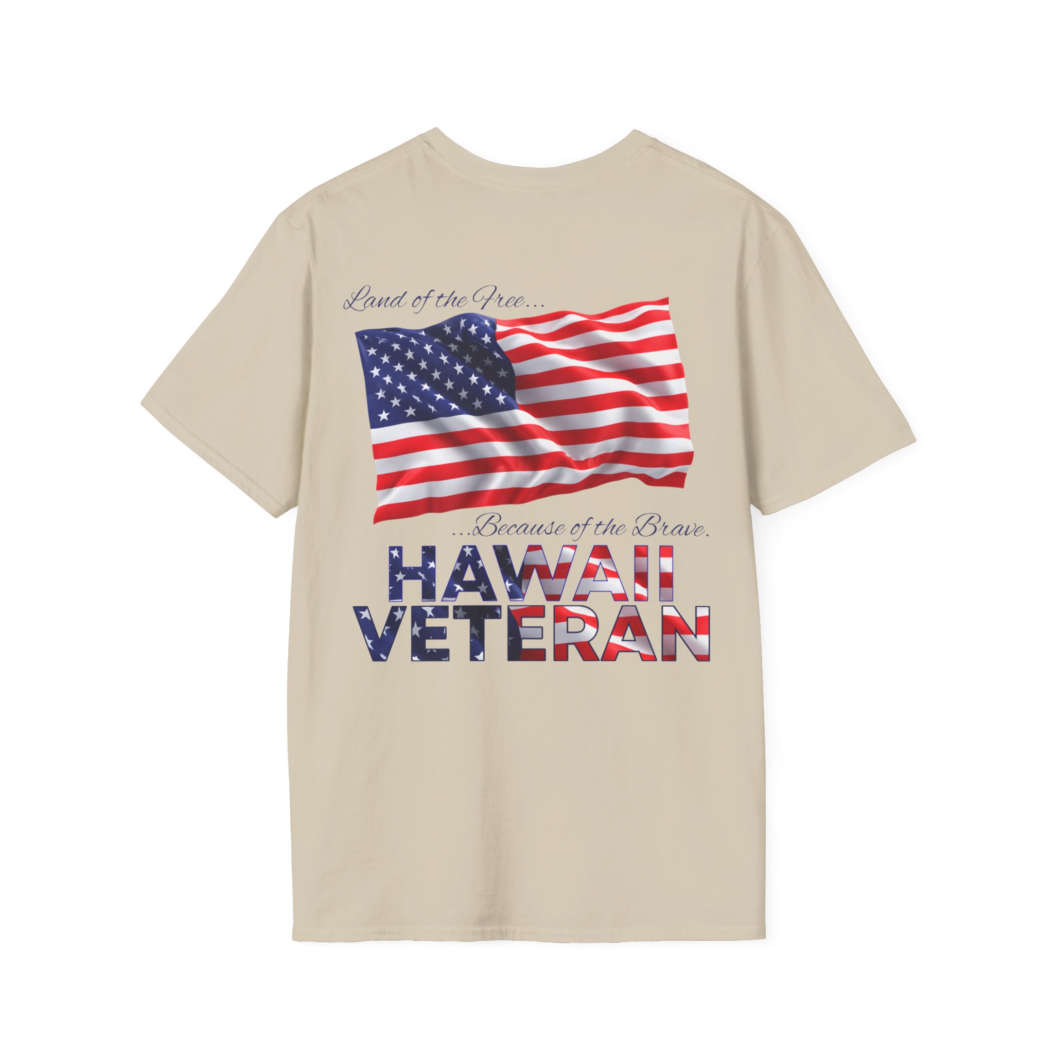 Hawaii Veteran T-Shirt — Proud American Flag Military Tribute - Image 7