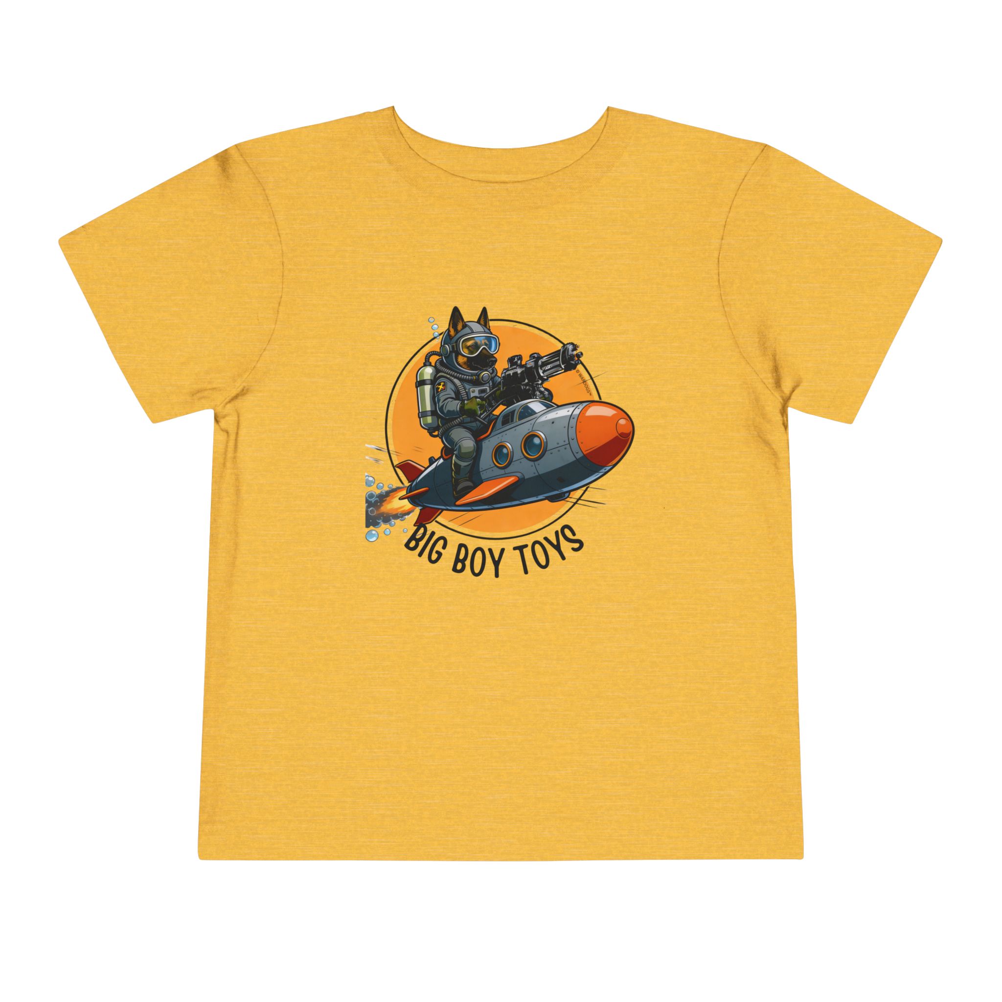 Copy of Toddler Tee — Big Boy Toys Submarine Pilot Dog Graphic Shirt