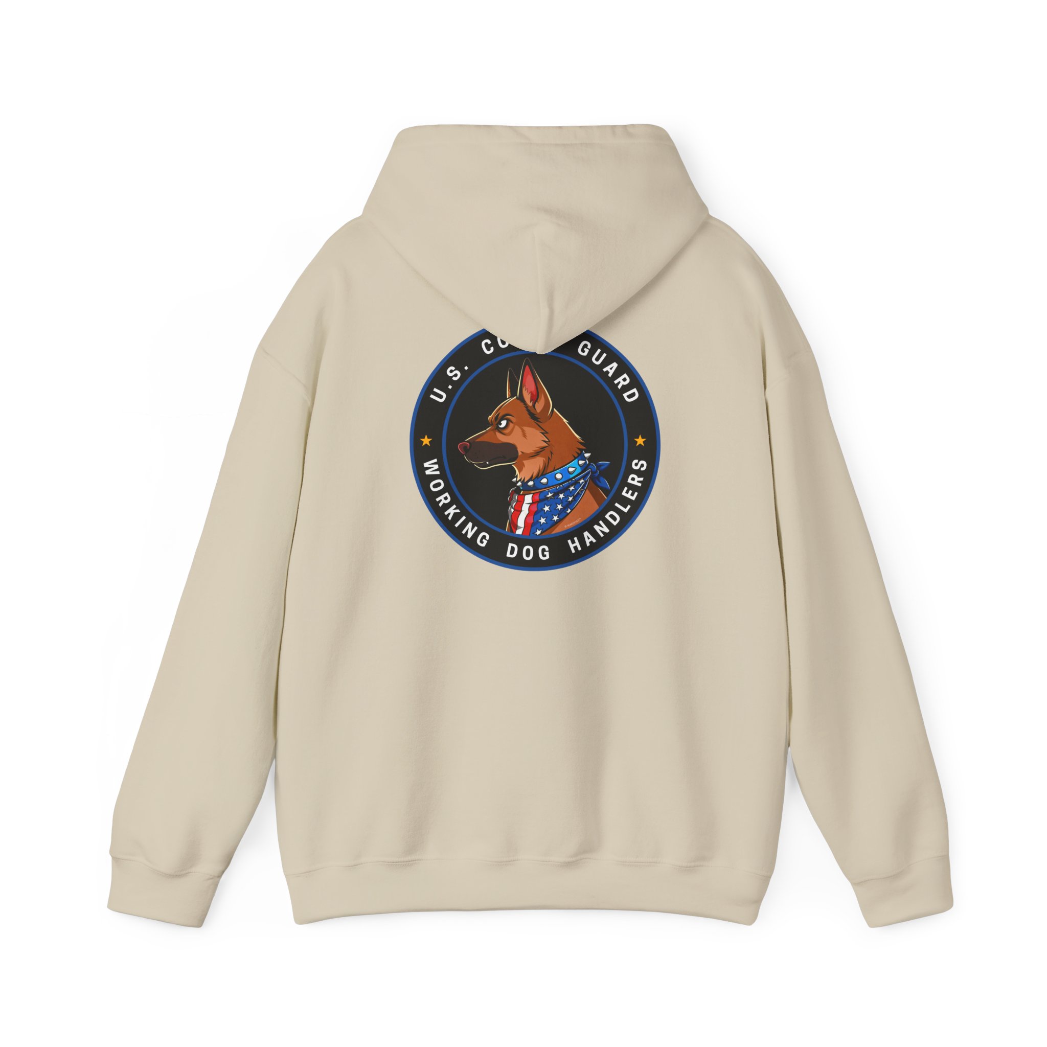 U.S. Coast Guard Working Dog Handlers Hoodie — Patriotic K9 Unit Pullover - Image 9