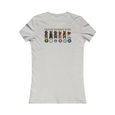 Women’s Favorite Tee – Military Working Dogs Lineup