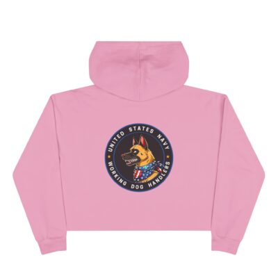 Crop Hoodie — U.S. Navy Working Dog Handler Emblem