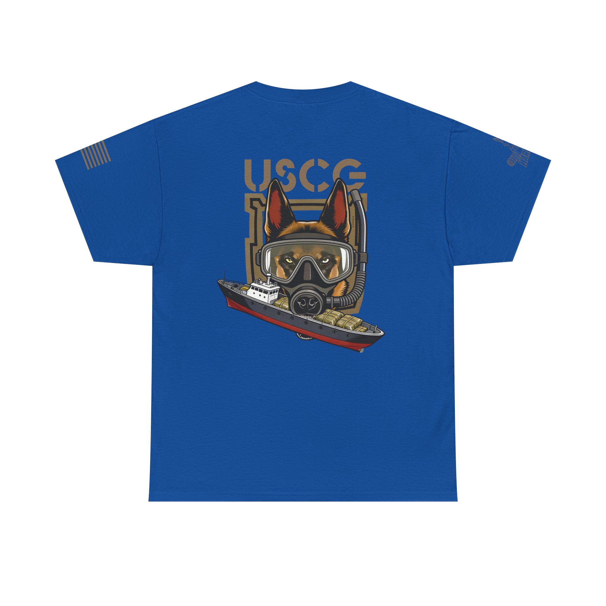 US Coast Guard MWD K9 Defender Military T-Shirt