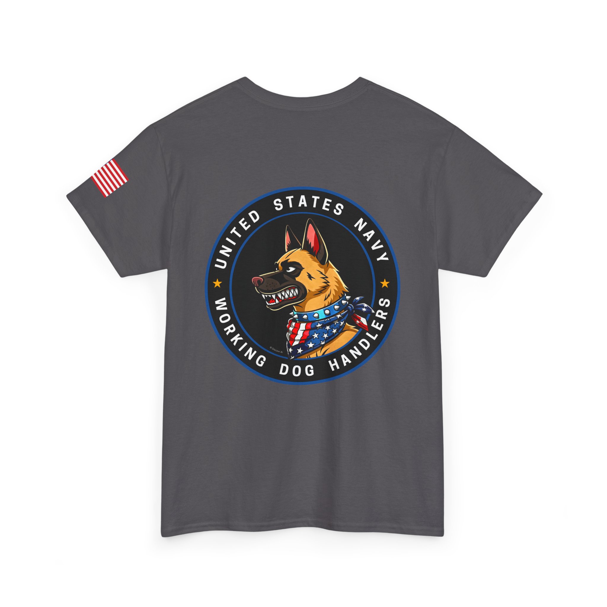 U. S. Navy Working Dog Handlers T‑Shirt — K9 Patch Tee