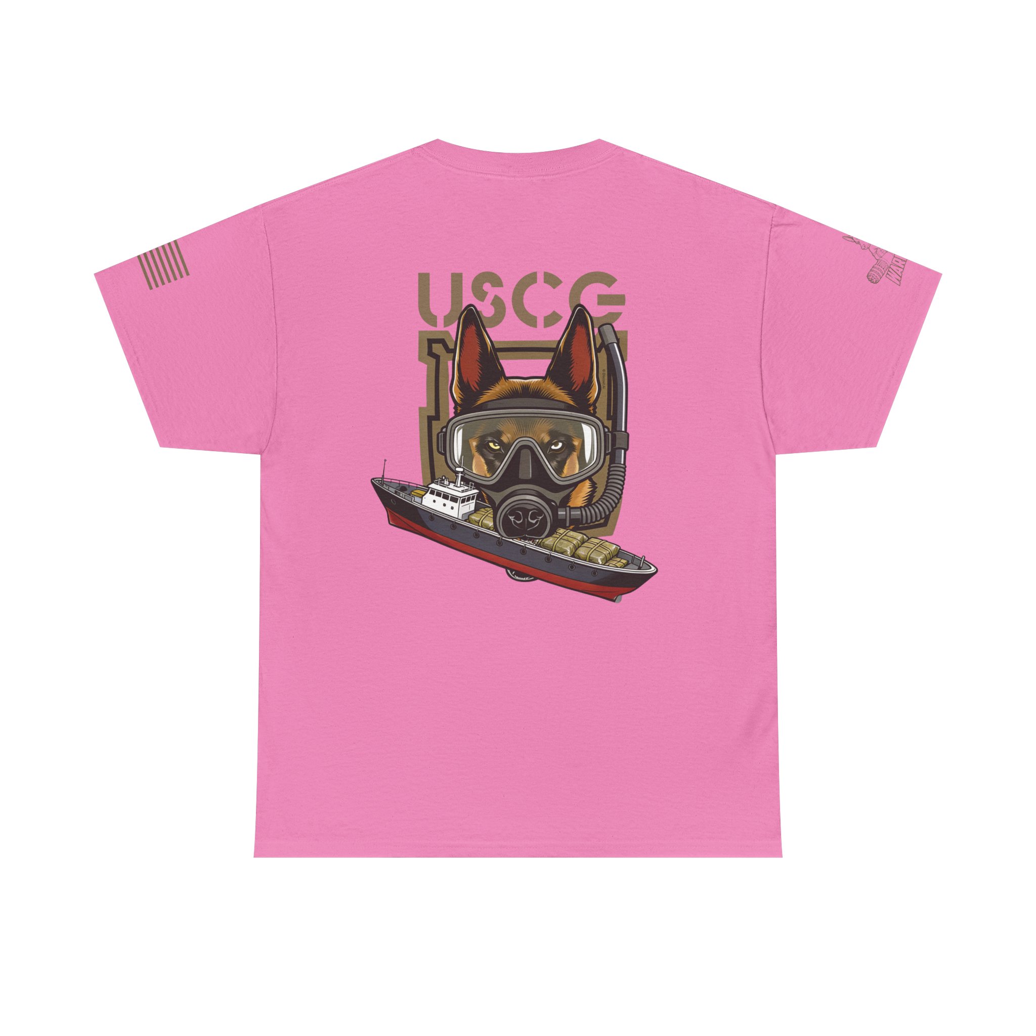 US Coast Guard MWD K9 Defender Military T-Shirt - Image 18