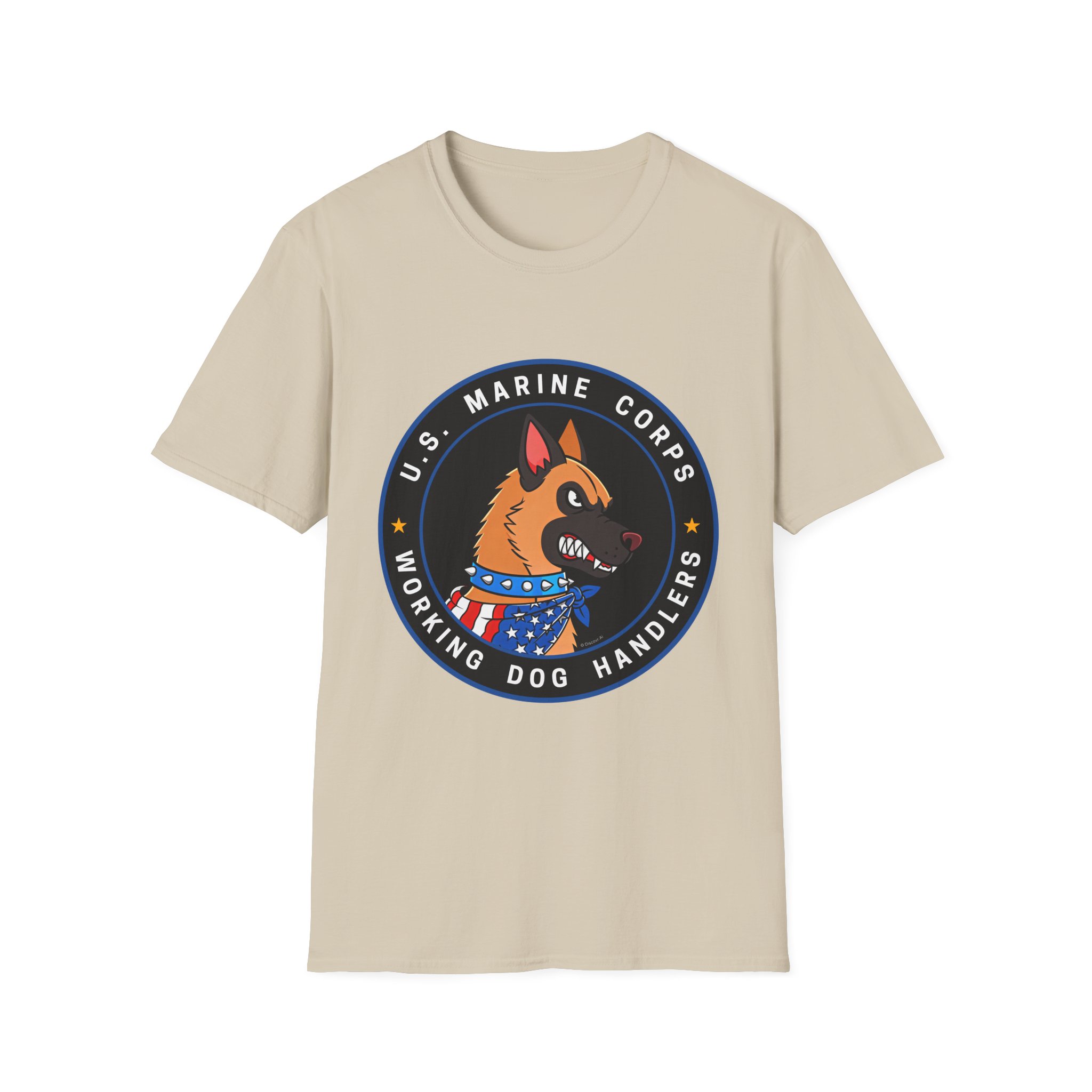 U.S. Marine Corps Working Dog Handlers T-Shirt - Image 2