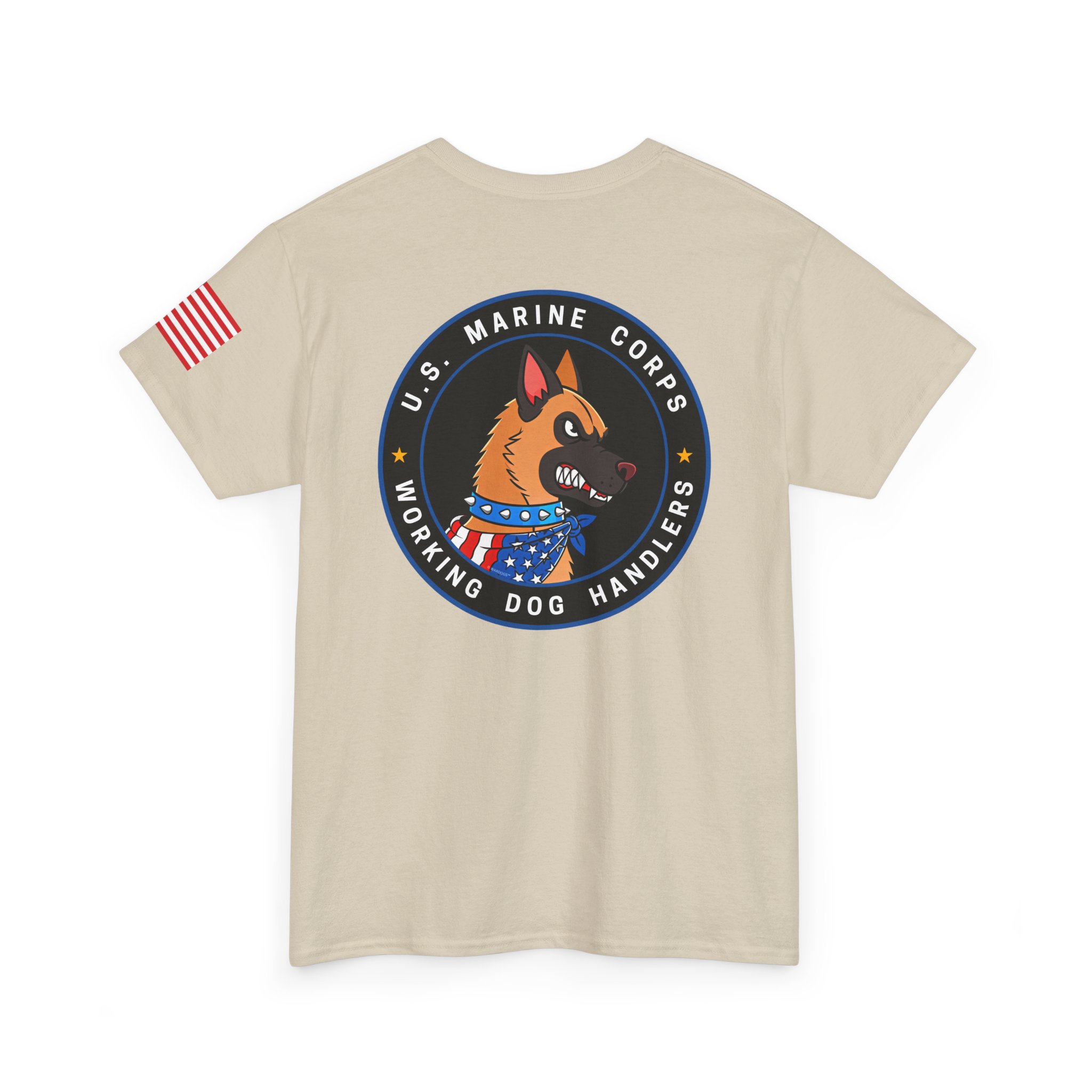 U. S. Marine Corps Working Dog Handlers T‑Shirt — K9 Patch Tee - Image 7